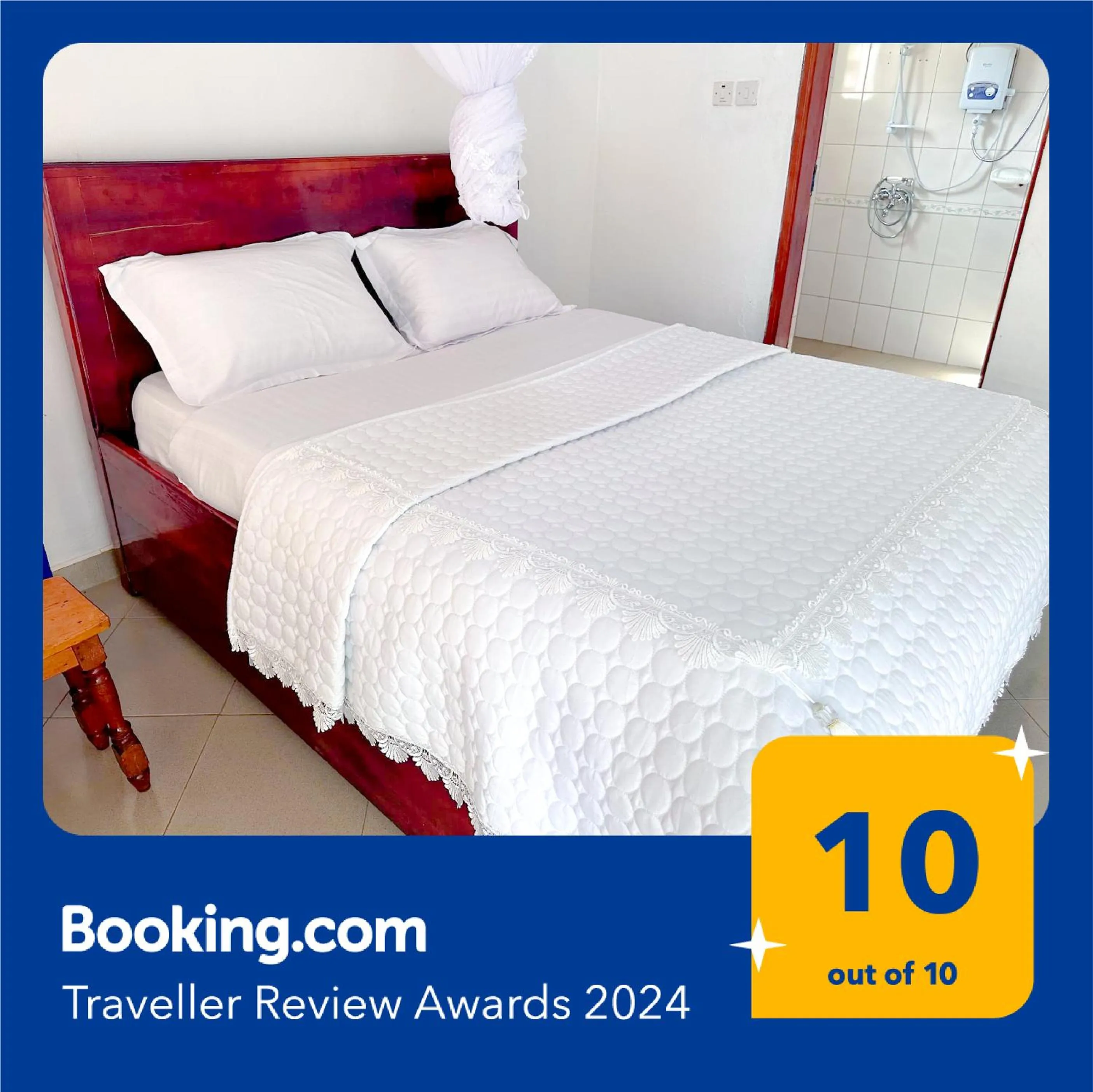 Bed in Agape House Kisoro