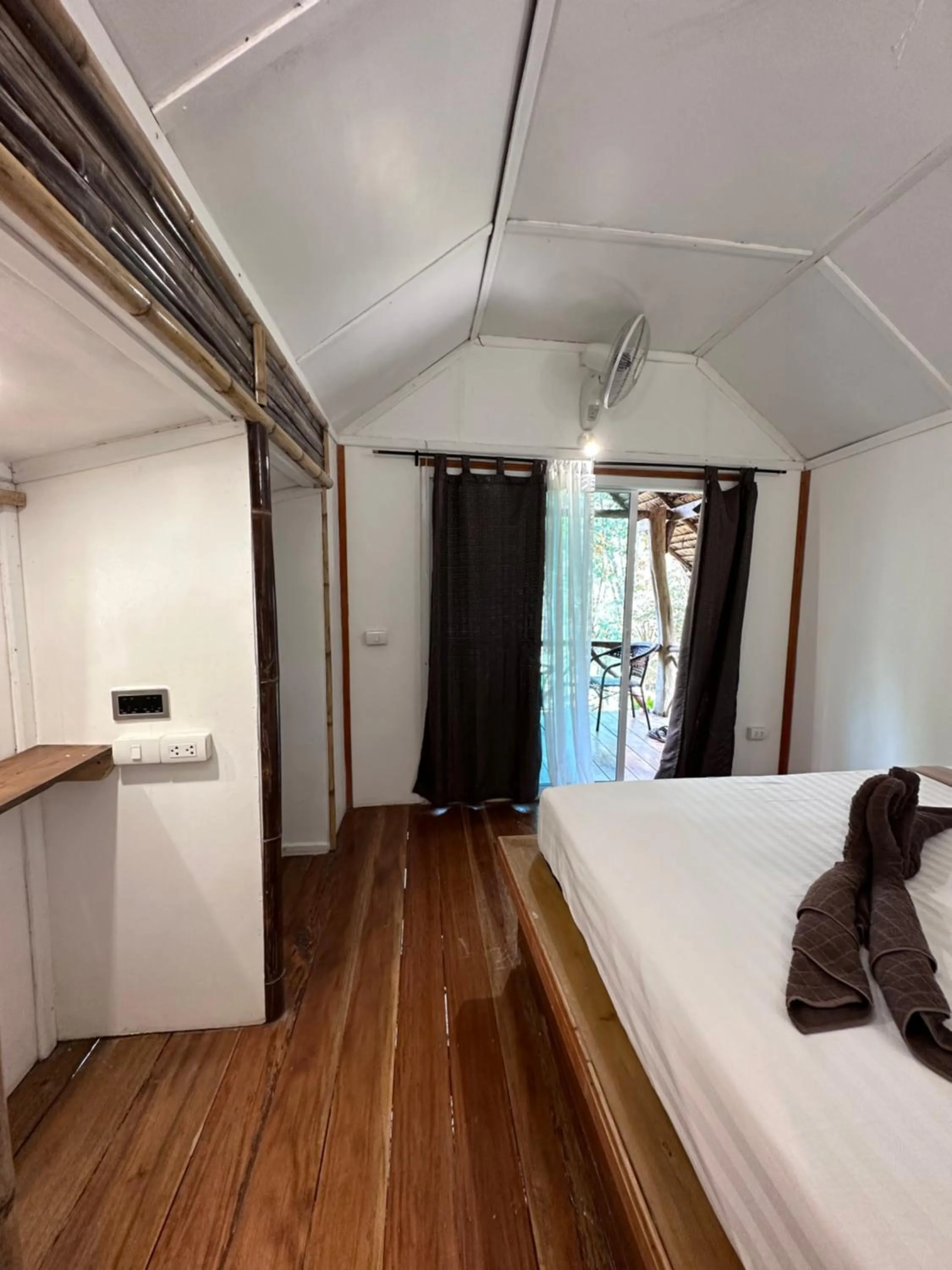 Bed in Koh Mook Mountain view