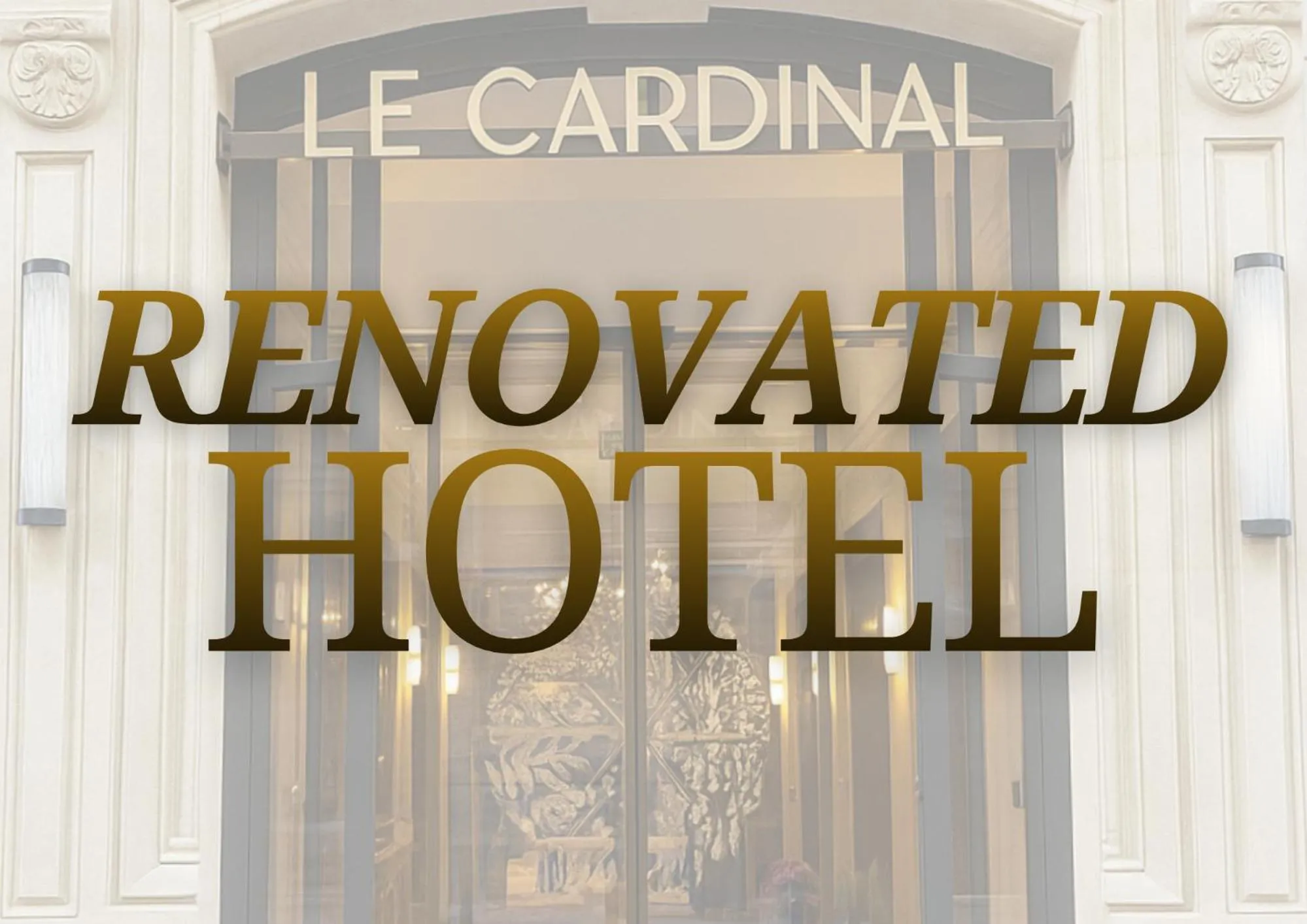 Property logo or sign in Hôtel Le Cardinal