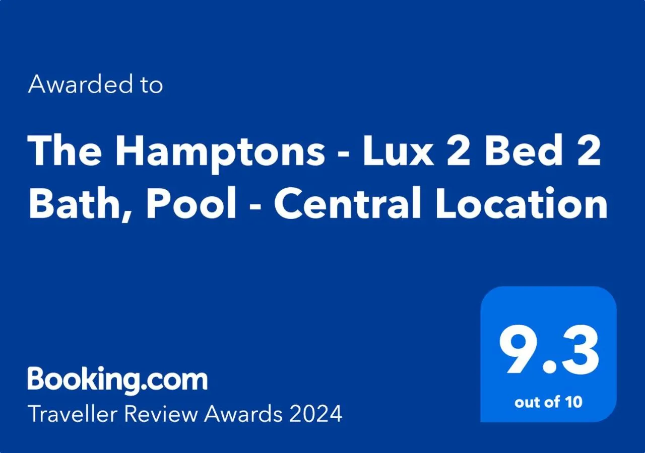 The Hamptons Central Luxe 2BR 2BA Pool and Free Parking