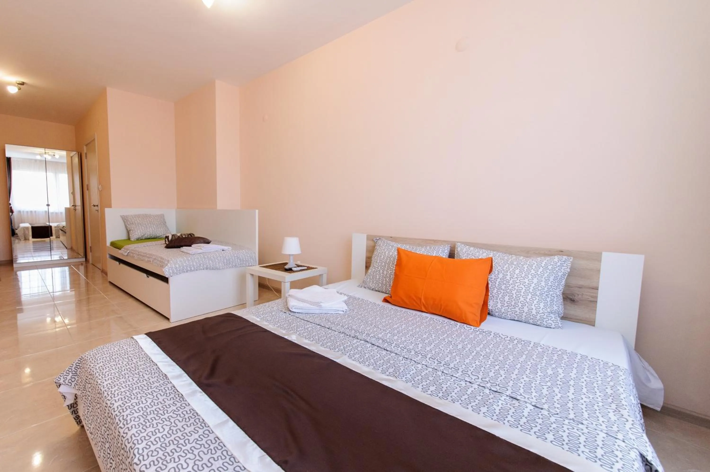 Bed in Sandanski Peak Guest Rooms