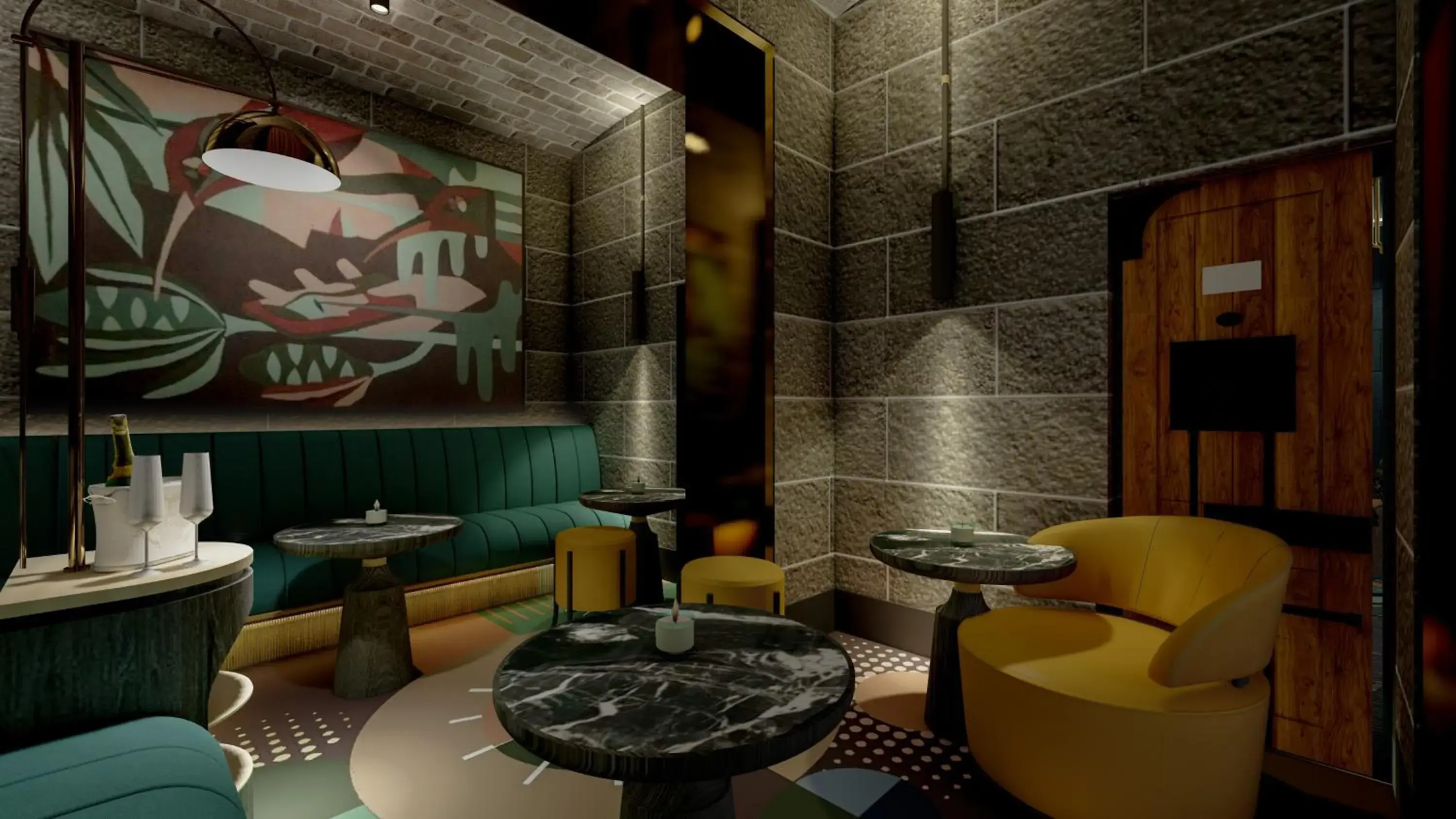 Lounge or bar in Adina Apartment Hotel Melbourne, Pentridge Lounge or bar in Adina Apartment Hotel Melbourne, Pentridge