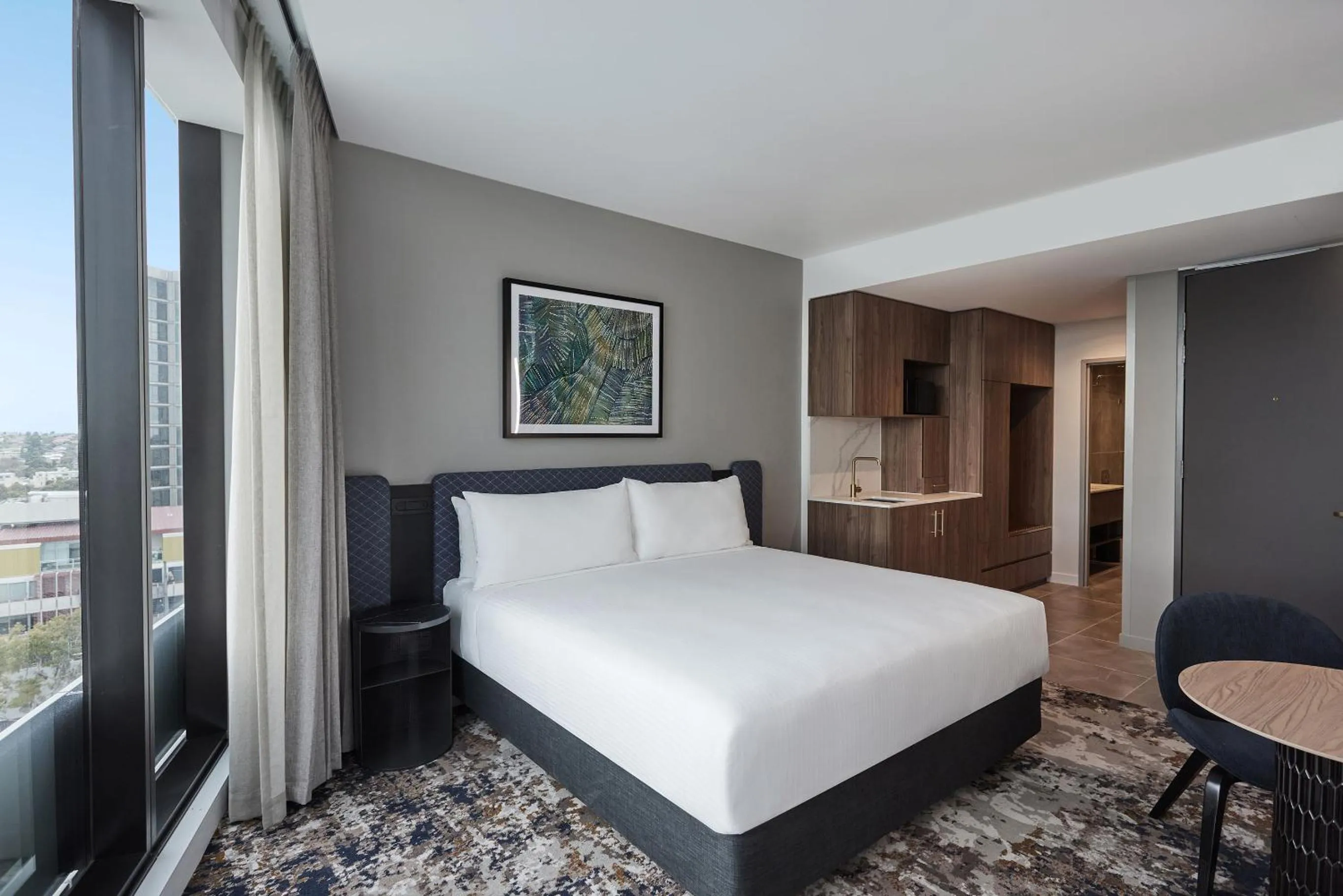 Bed in Adina Apartment Hotel Melbourne, Pentridge