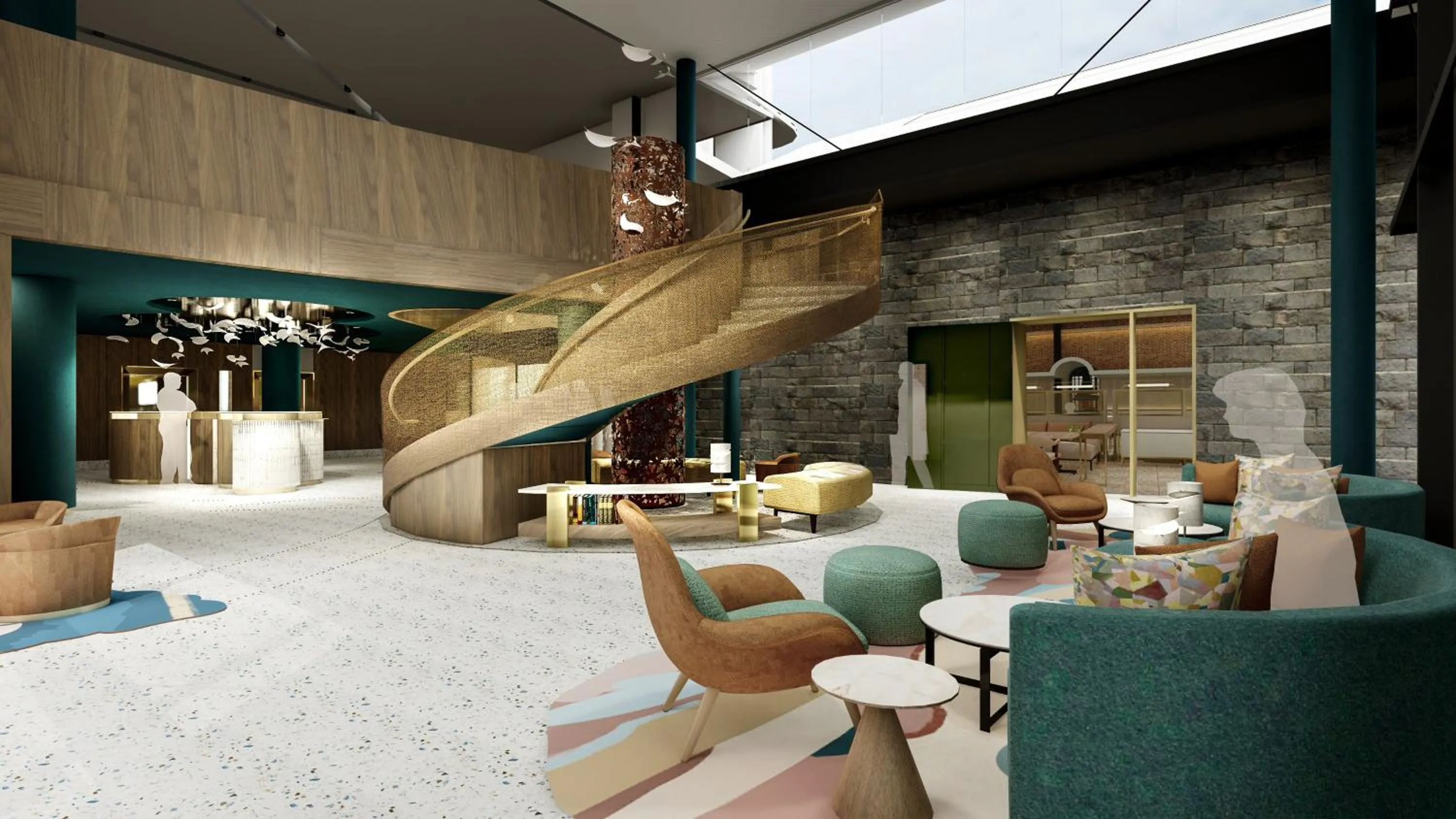 Seating area in Adina Apartment Hotel Melbourne, Pentridge