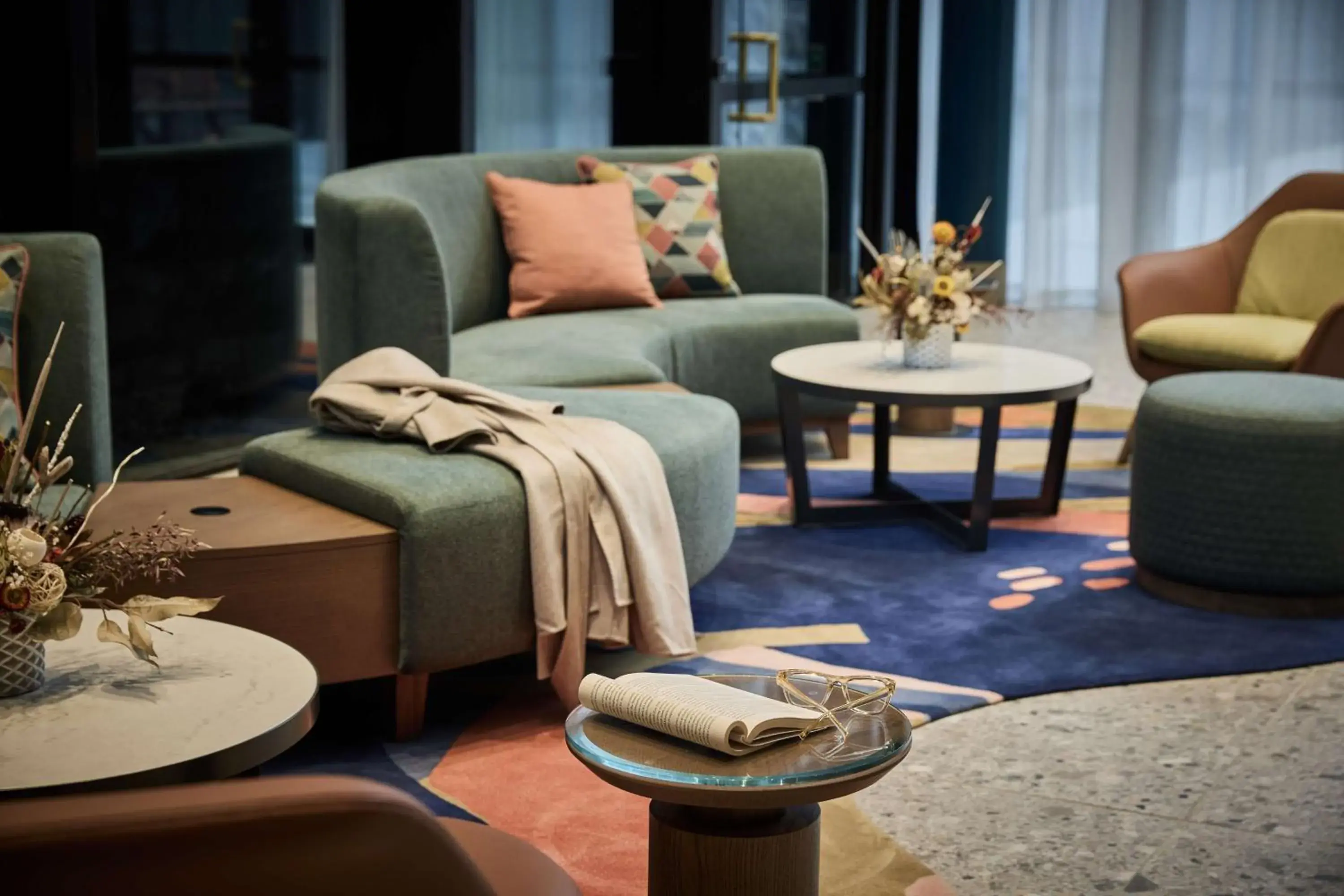 Lobby or reception in Adina Apartment Hotel Melbourne, Pentridge Lobby or reception in Adina Apartment Hotel Melbourne, Pentridge