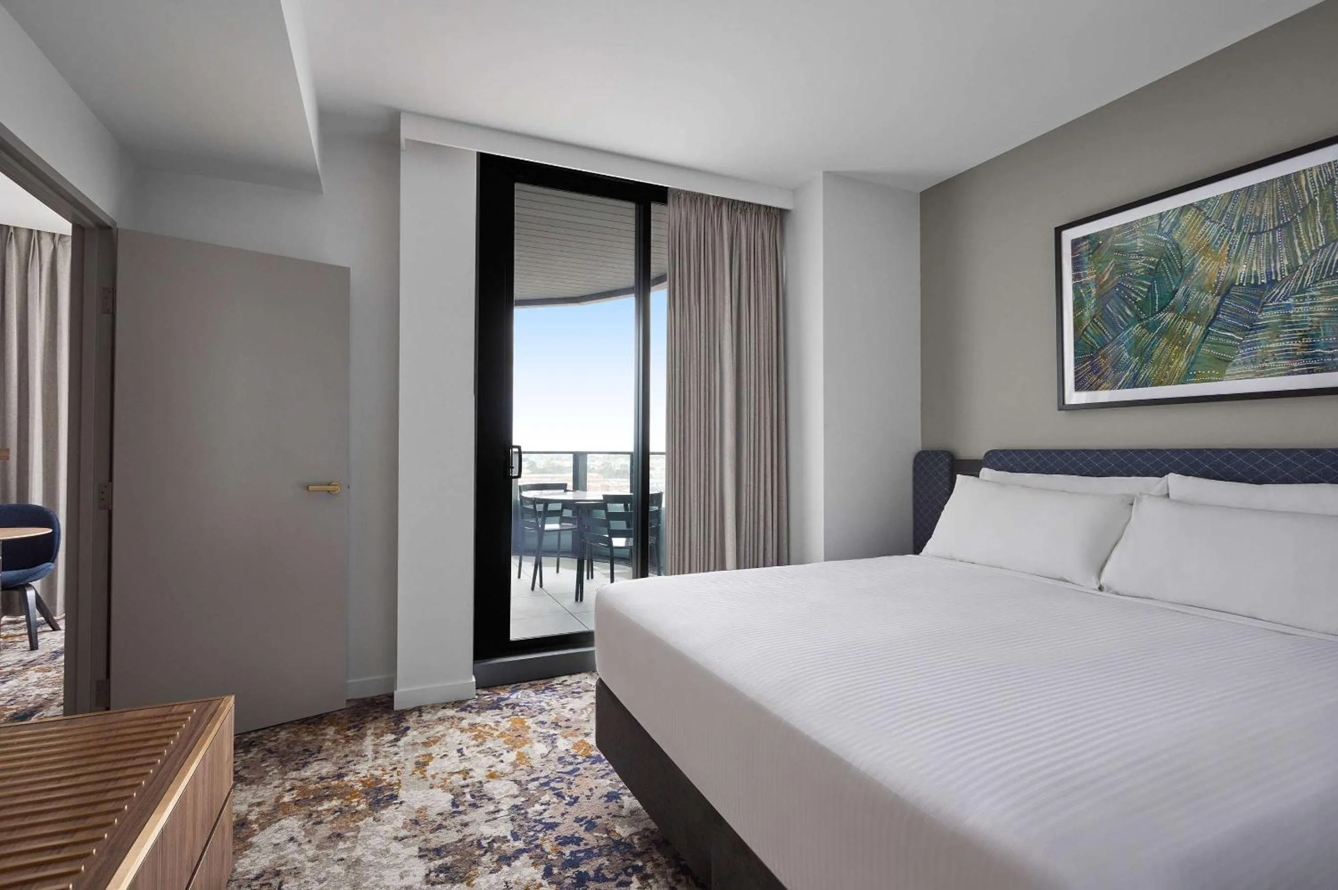 Bedroom, Bed in Adina Apartment Hotel Melbourne, Pentridge