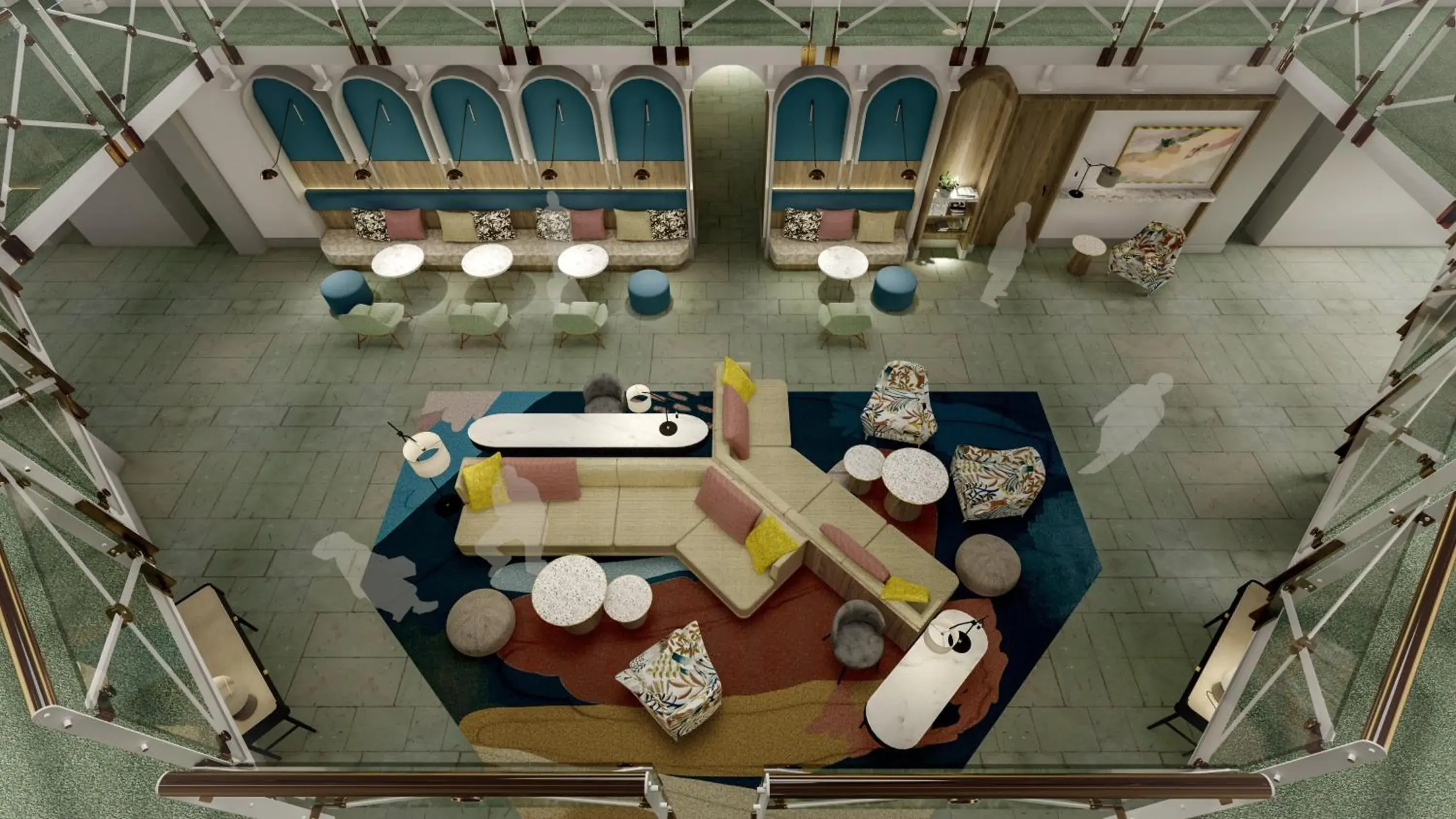 Lobby or reception in Adina Apartment Hotel Melbourne, Pentridge Lobby or reception in Adina Apartment Hotel Melbourne, Pentridge