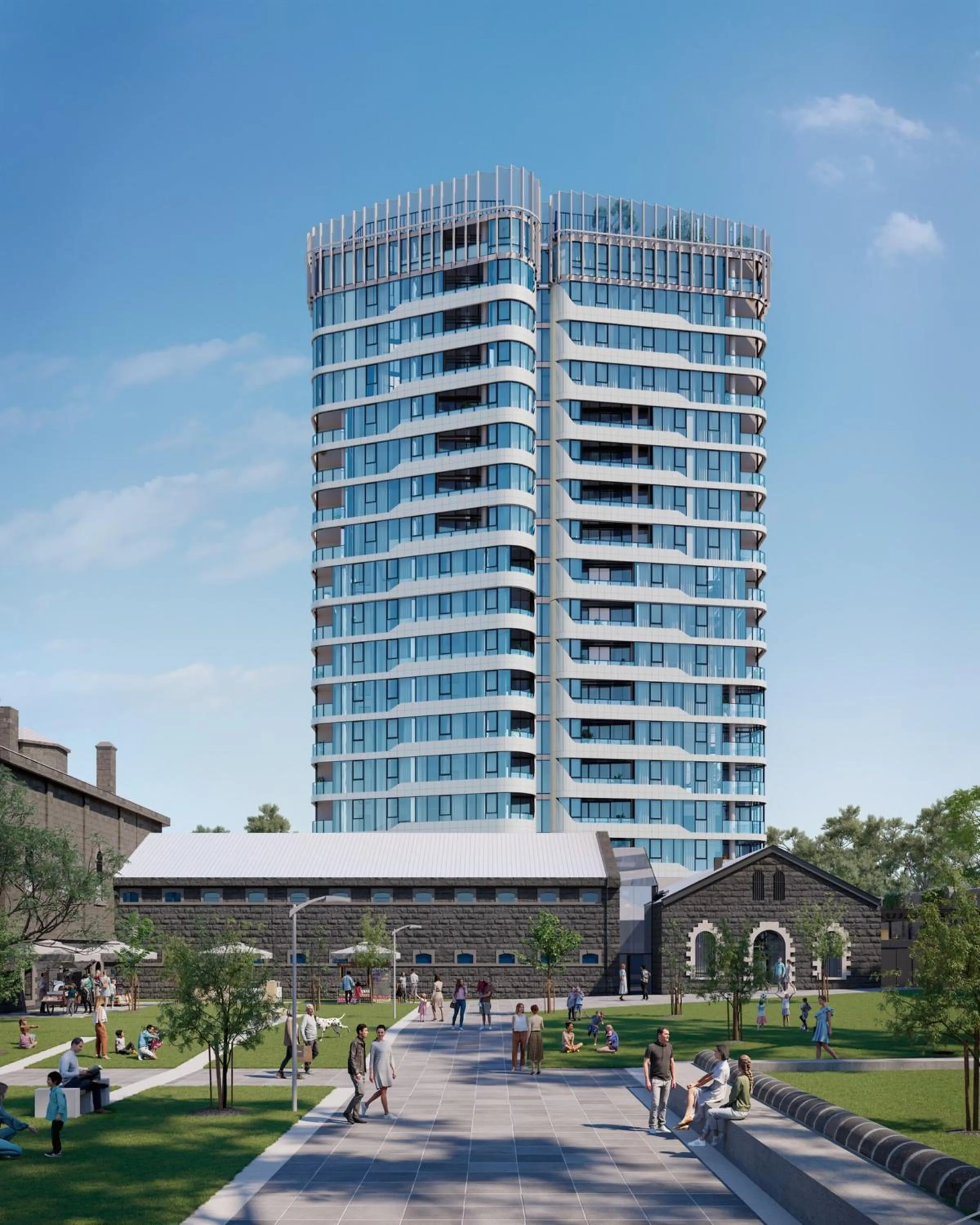 Property building in Adina Apartment Hotel Melbourne, Pentridge