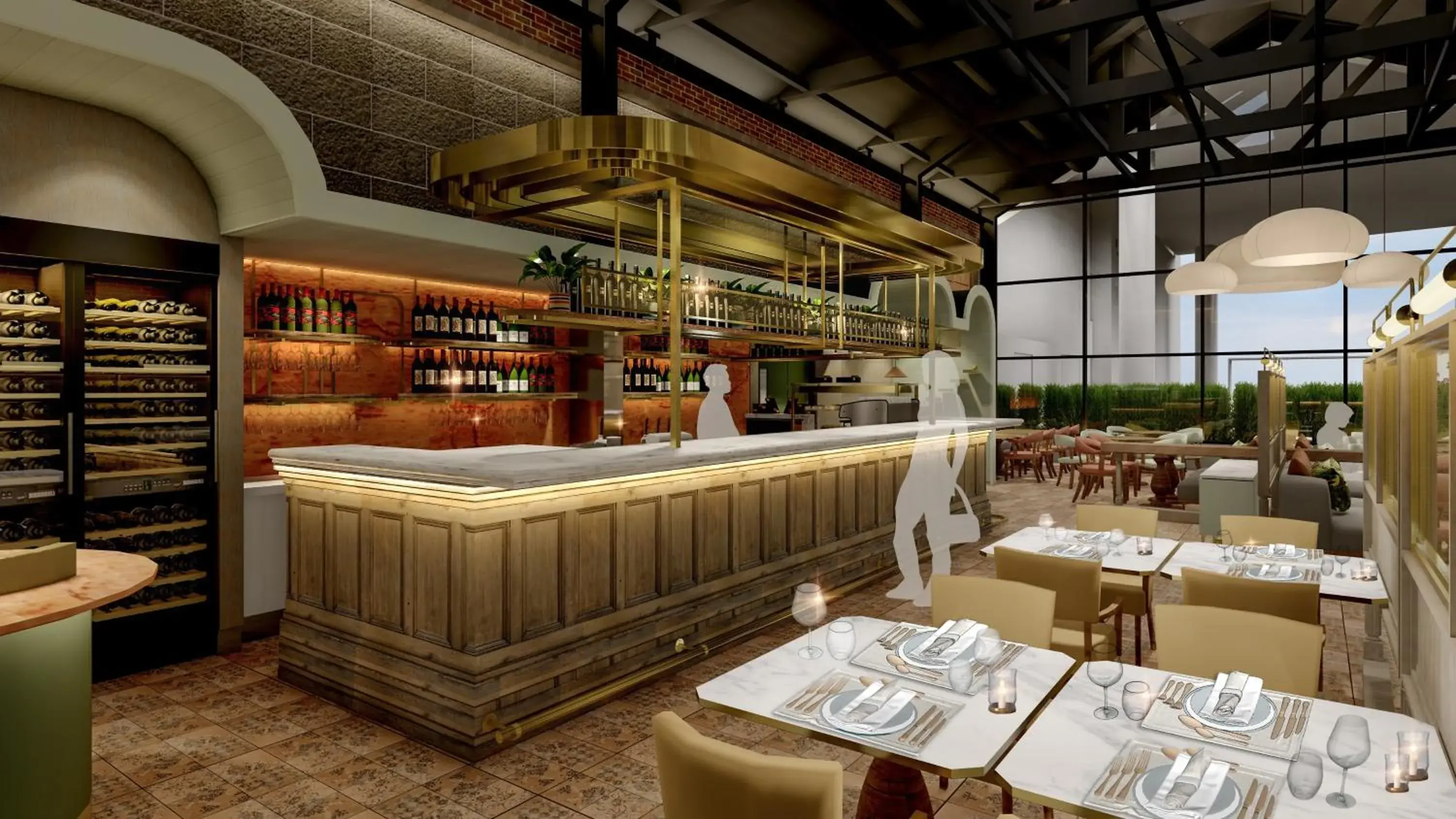 Lounge or bar in Adina Apartment Hotel Melbourne, Pentridge Lounge or bar in Adina Apartment Hotel Melbourne, Pentridge