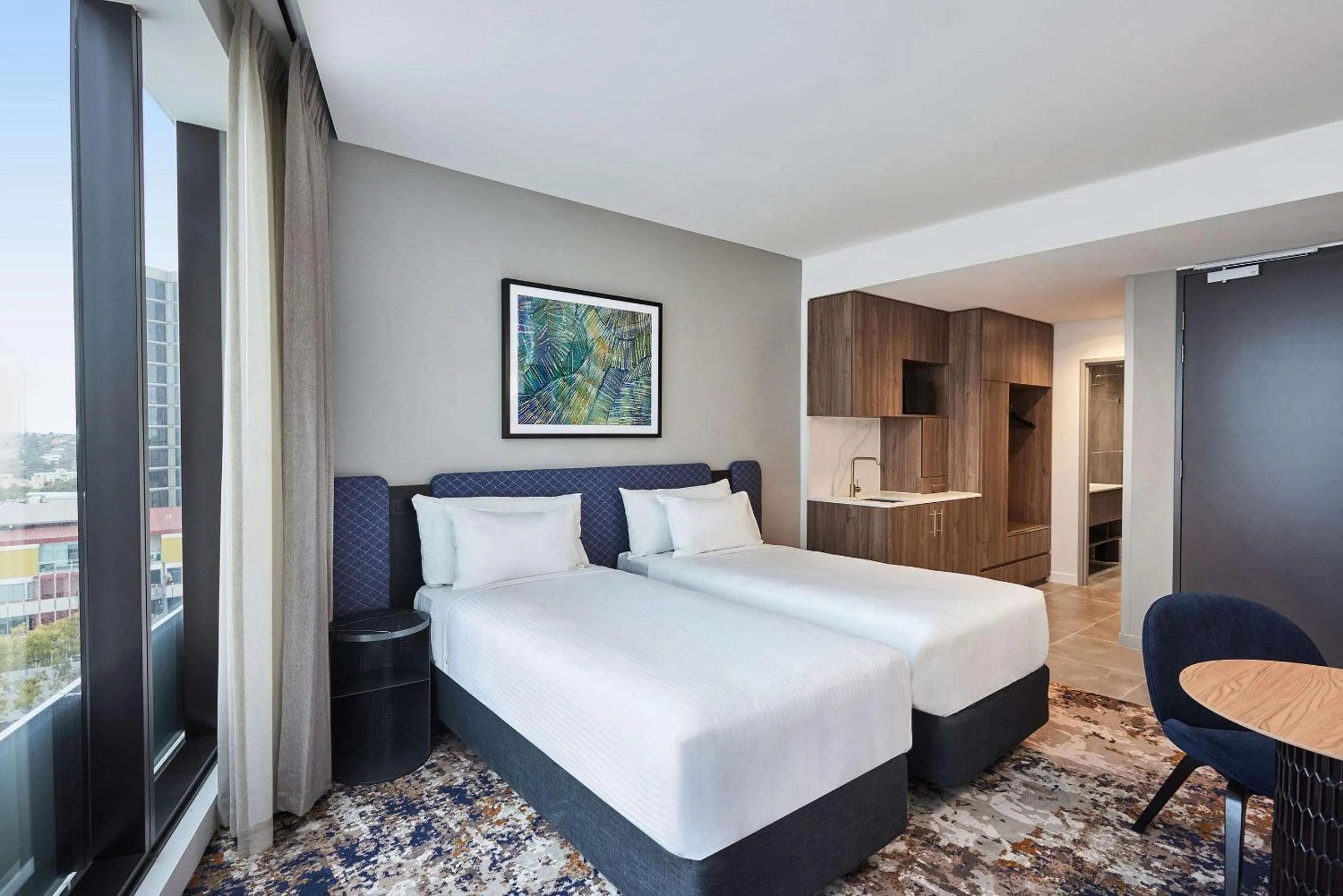 Photo of the whole room, Bed in Adina Apartment Hotel Melbourne, Pentridge