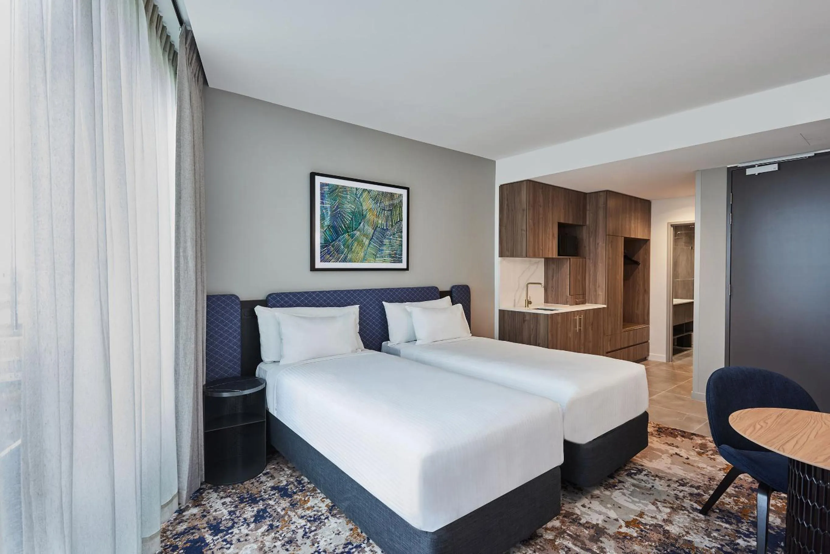 Bed in Adina Apartment Hotel Melbourne, Pentridge