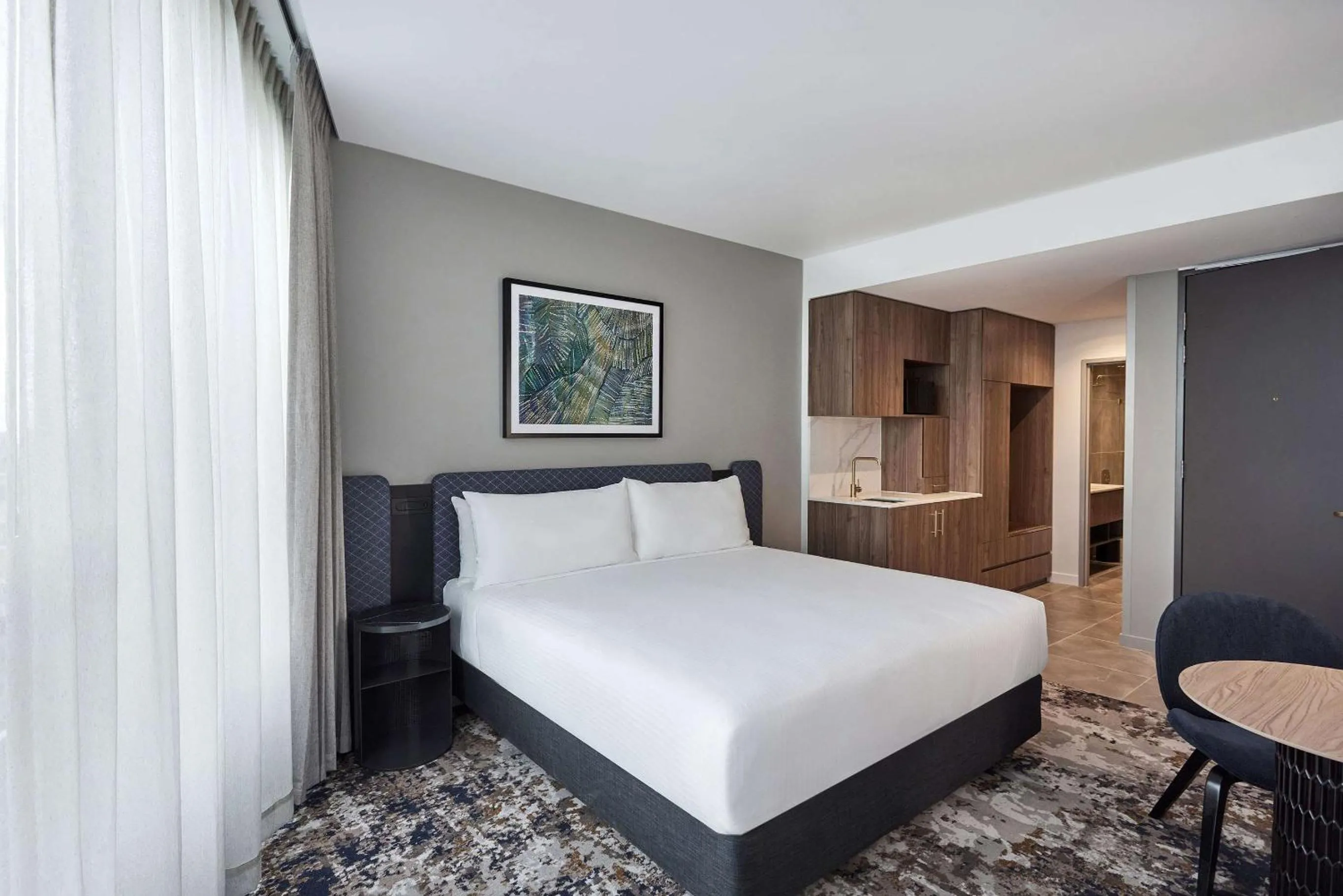 Bedroom, Bed in Adina Apartment Hotel Melbourne, Pentridge