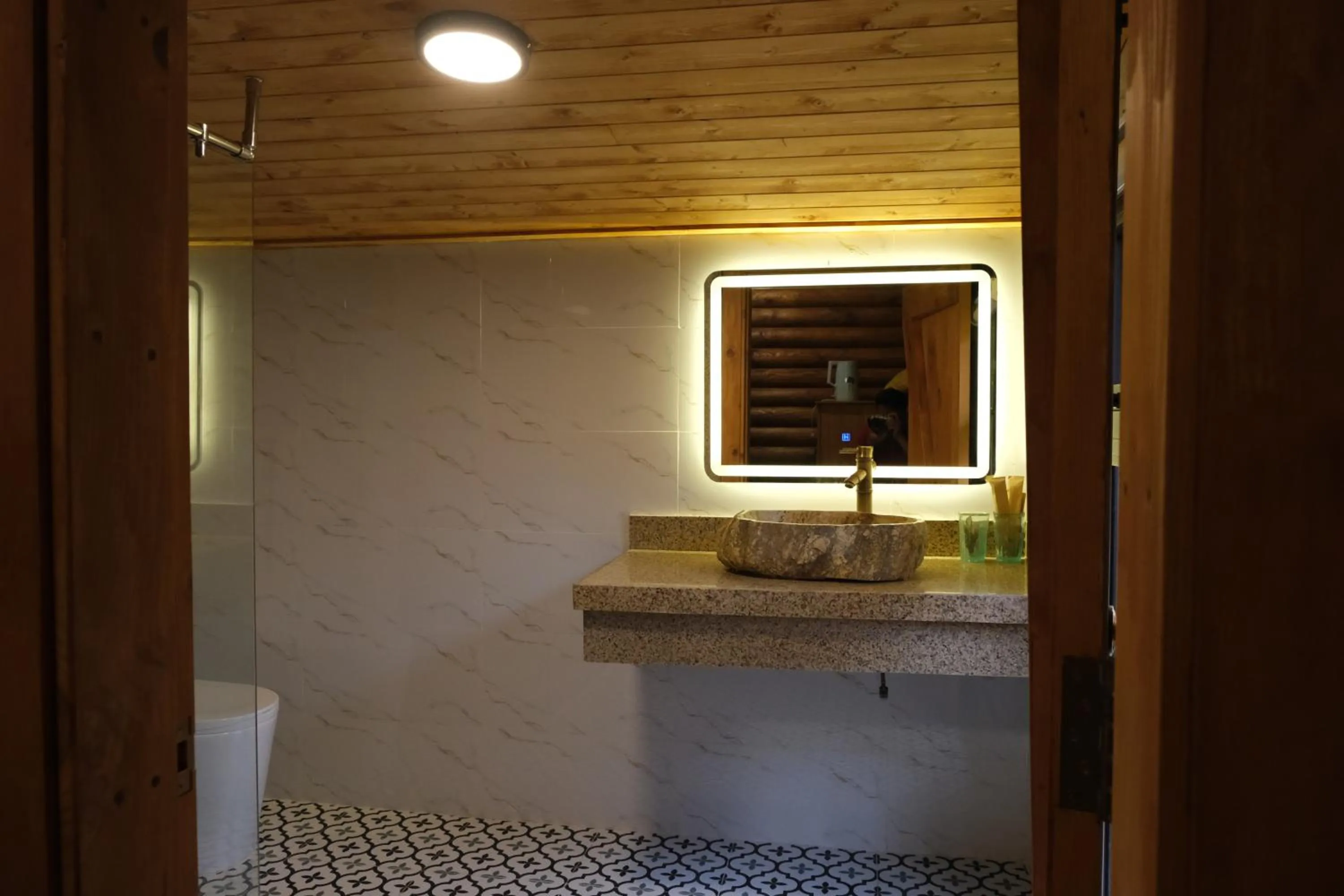 Bathroom in Mộc An Nhiên Farmstay