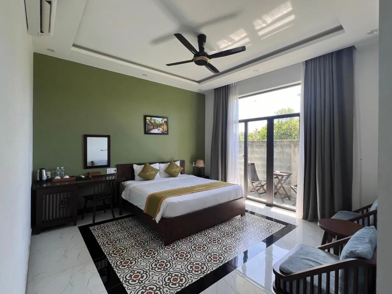 Bed in Coco Island Villa