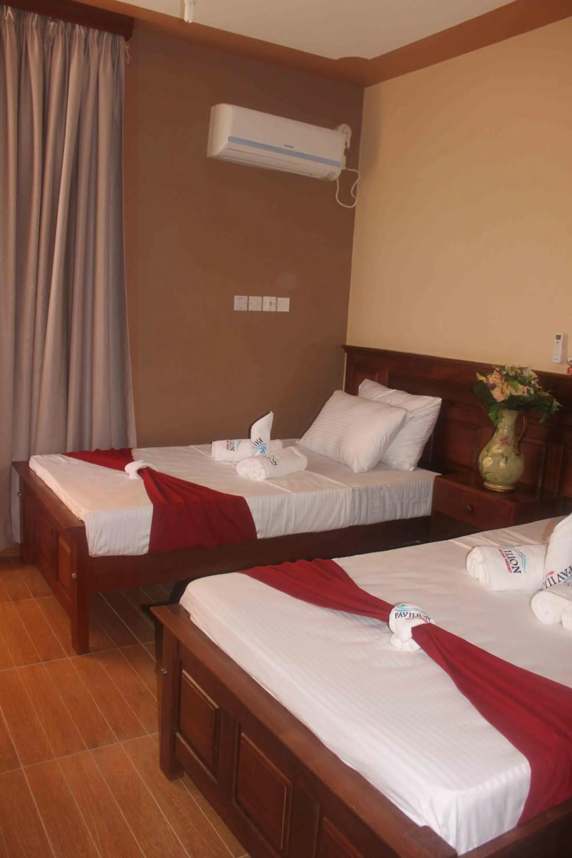 Bed in Pavilion Holiday Resort