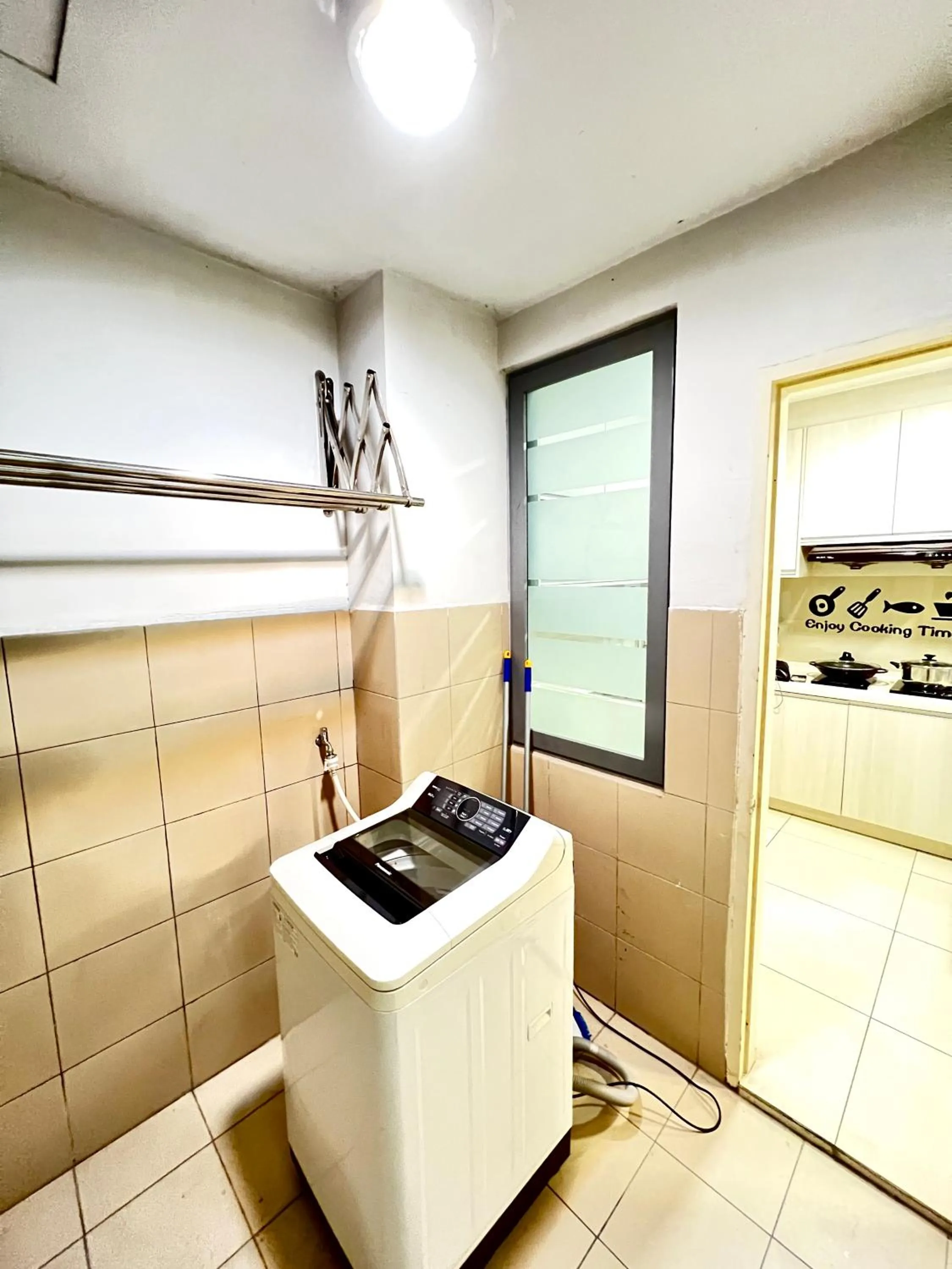 washing machine in AJ Suites @ Loft Imago KK