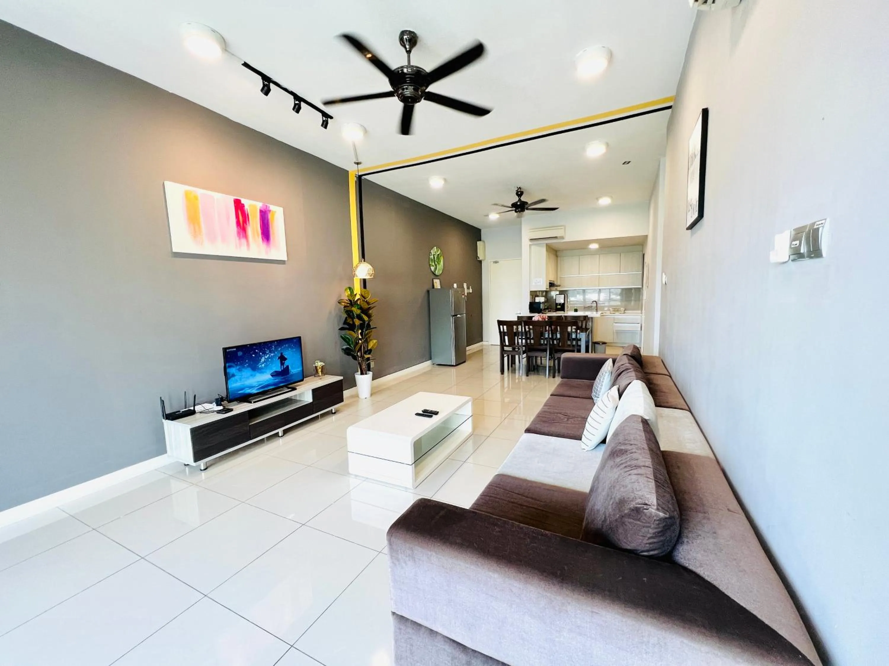 Living room in AJ Suites @ Loft Imago KK