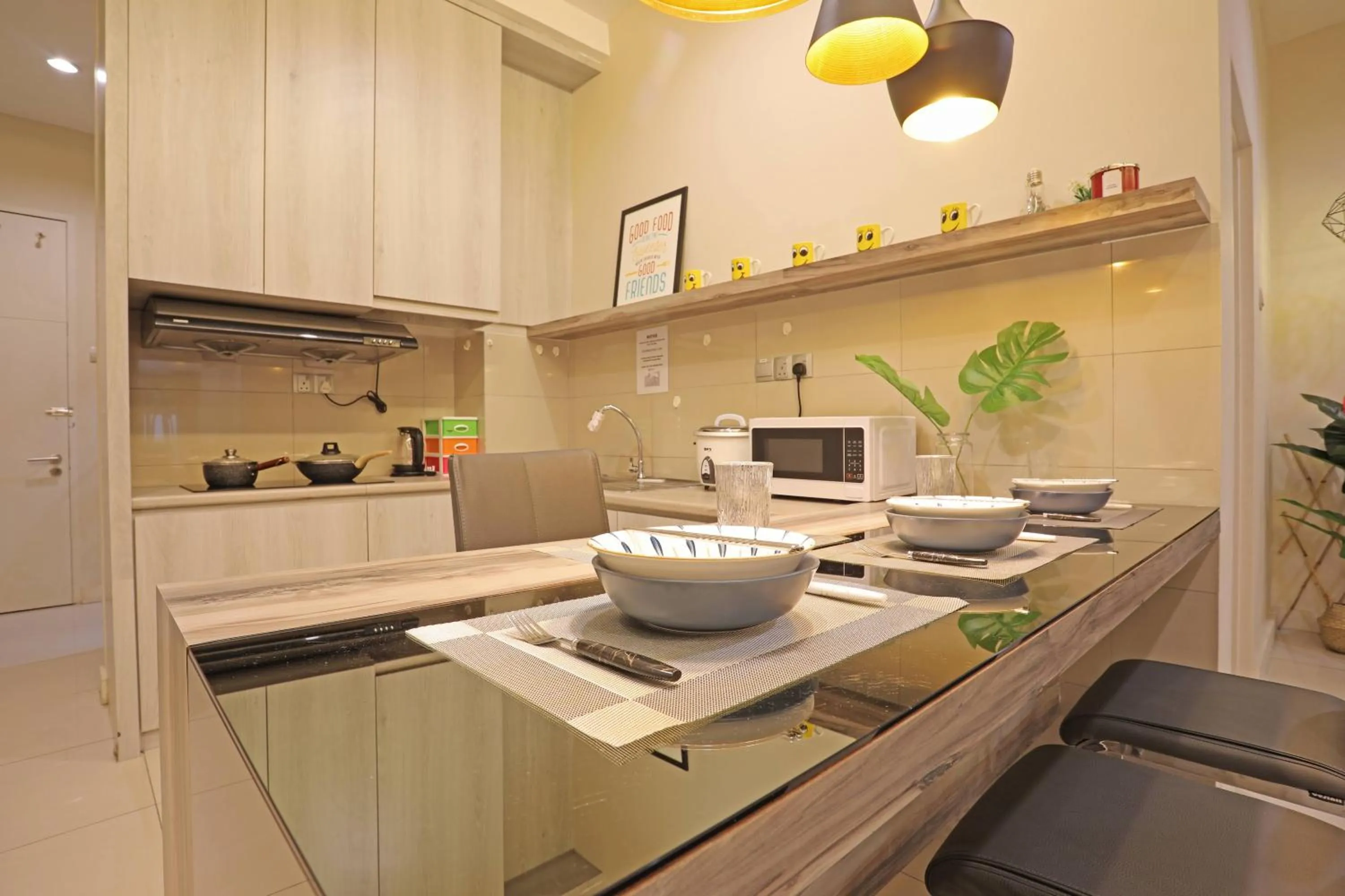 kitchen in AJ Suites @ Loft Imago KK