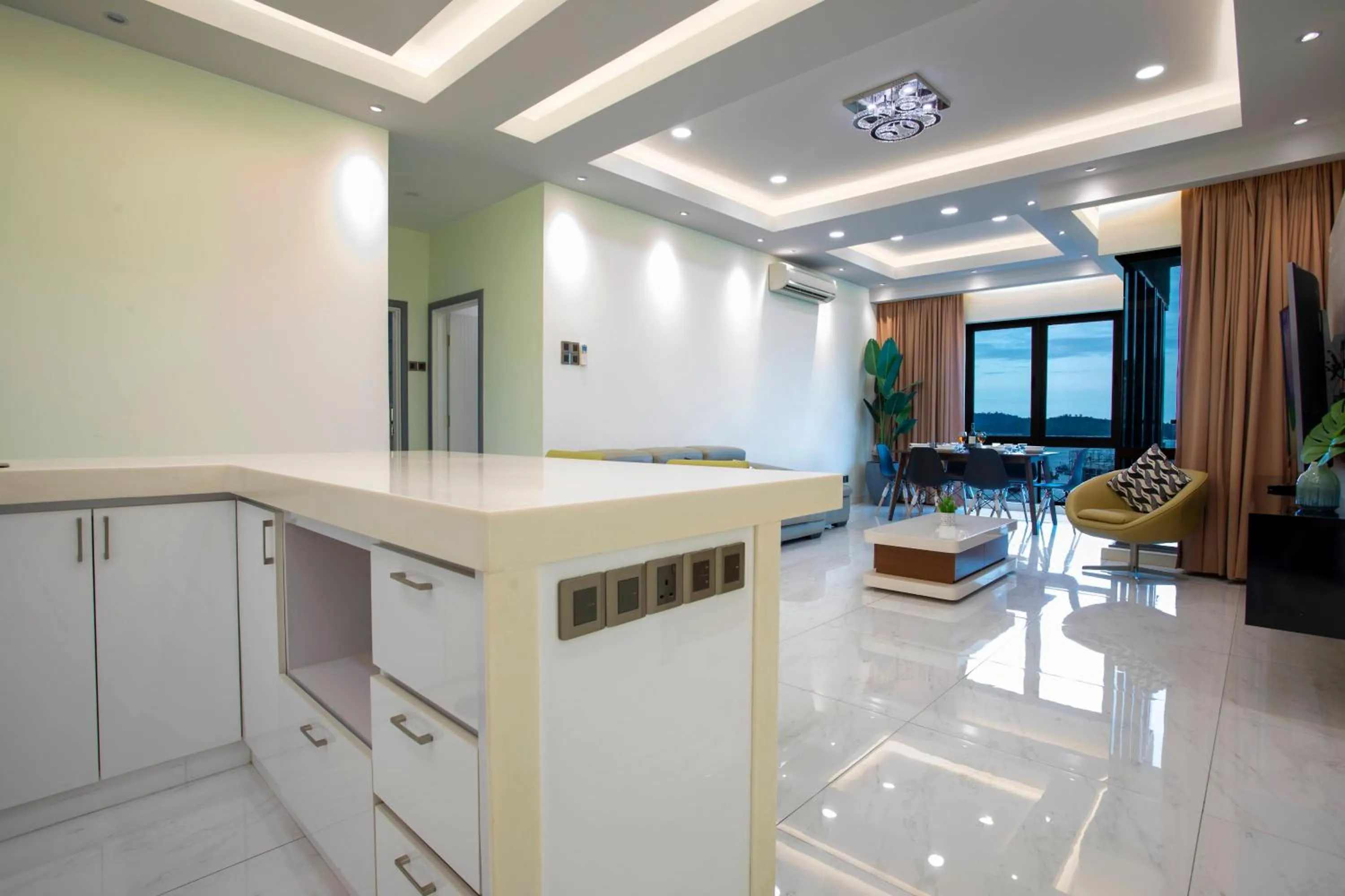 Living room in AJ Suites @ Loft Imago KK