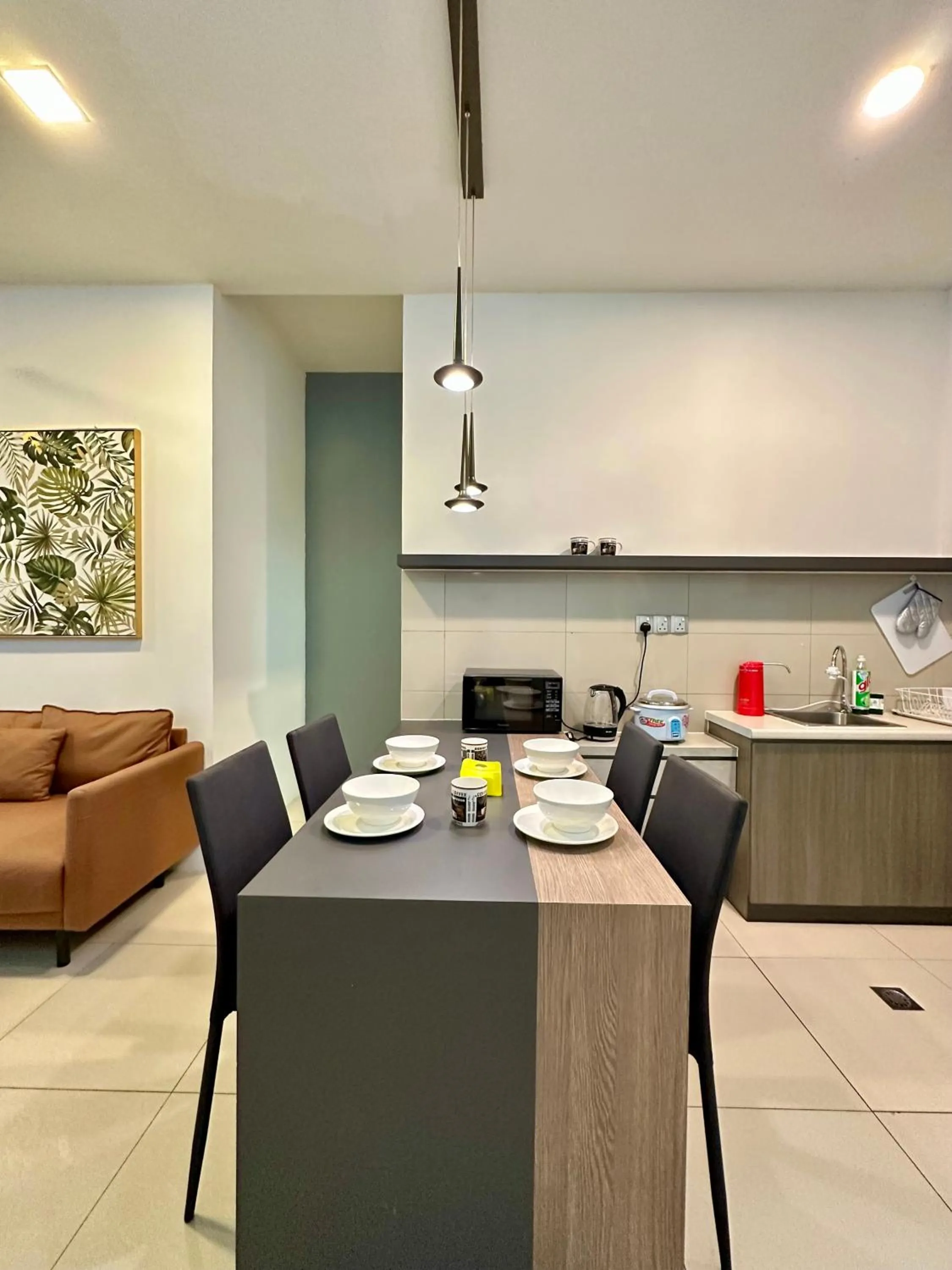 Kitchen or kitchenette in AJ Suites @ Loft Imago KK