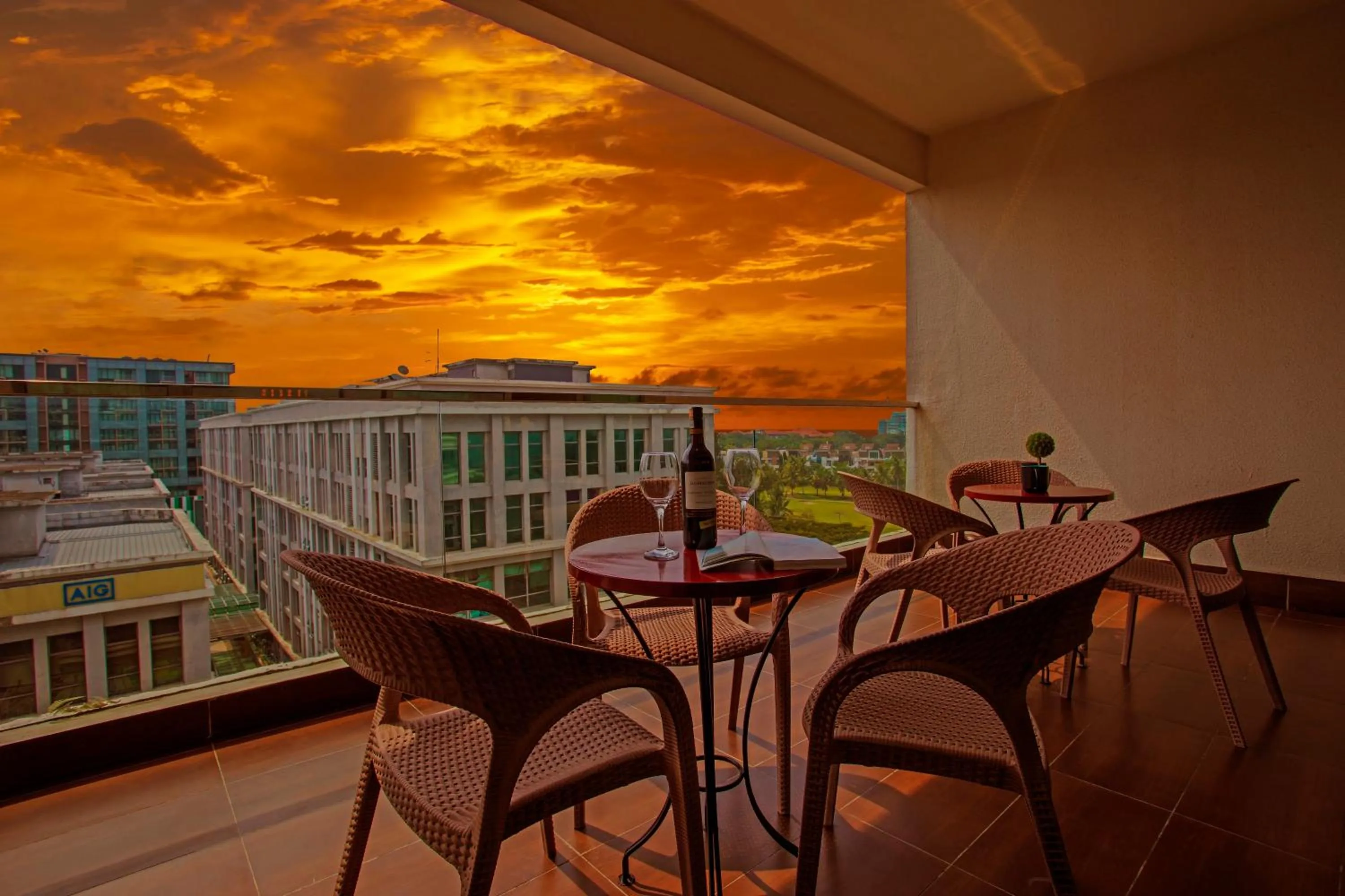 Balcony/Terrace in AJ Suites @ Loft Imago KK