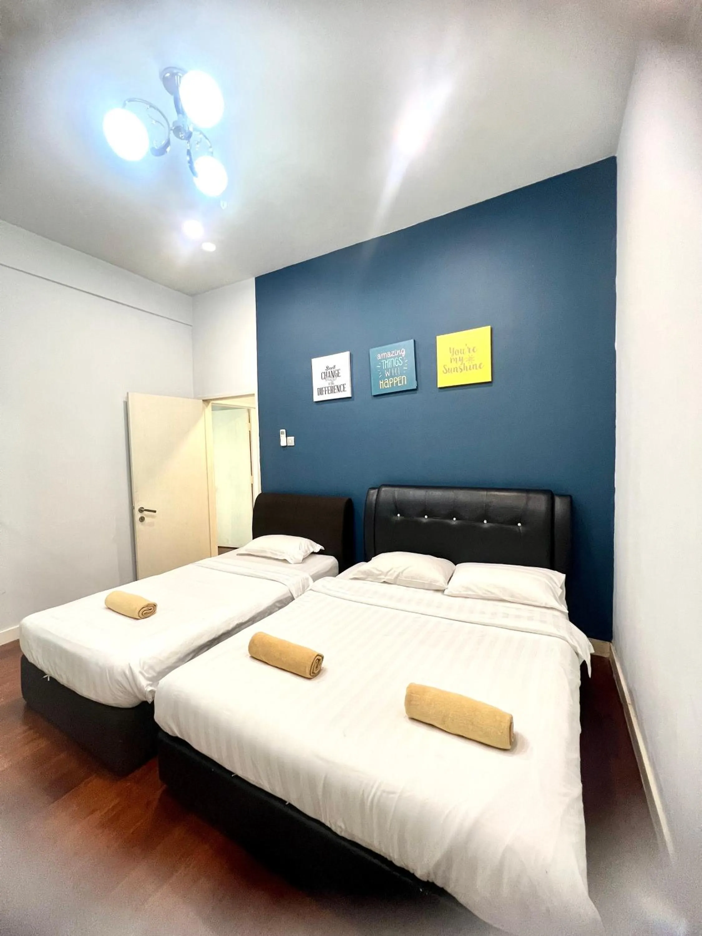 Bedroom, Bed in AJ Suites @ Loft Imago KK