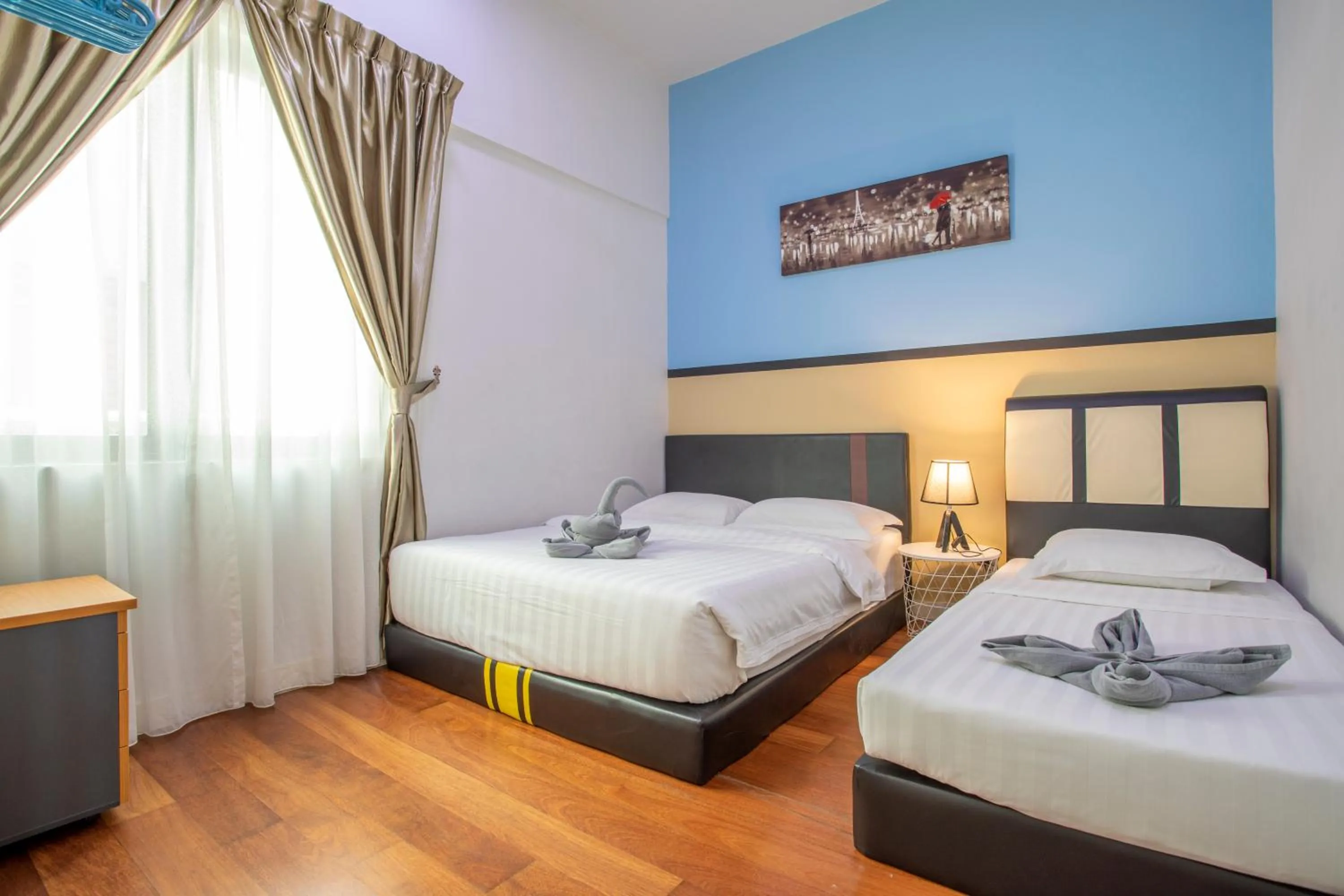 Bedroom, Bed in AJ Suites @ Loft Imago KK