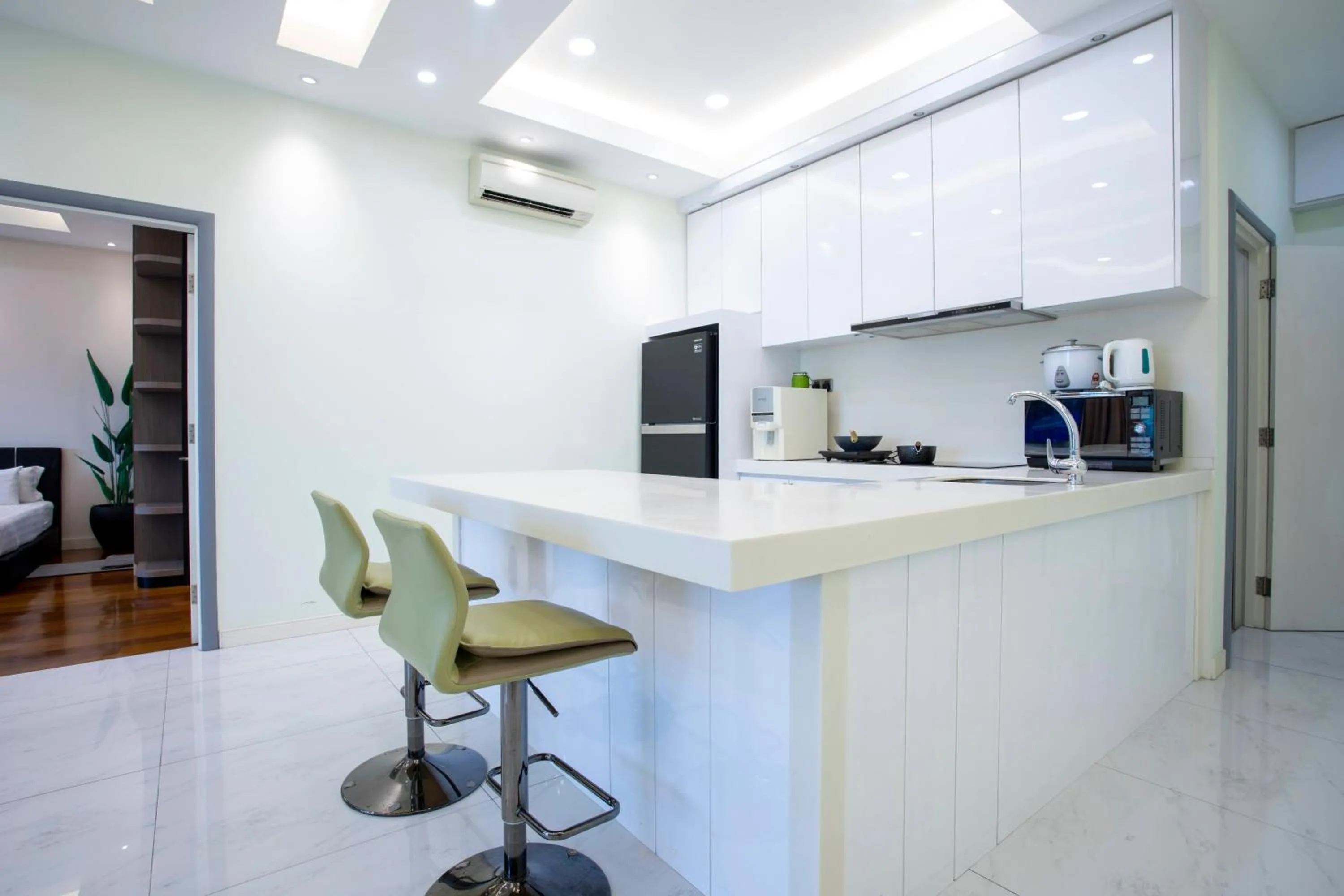 Kitchen or kitchenette in AJ Suites @ Loft Imago KK