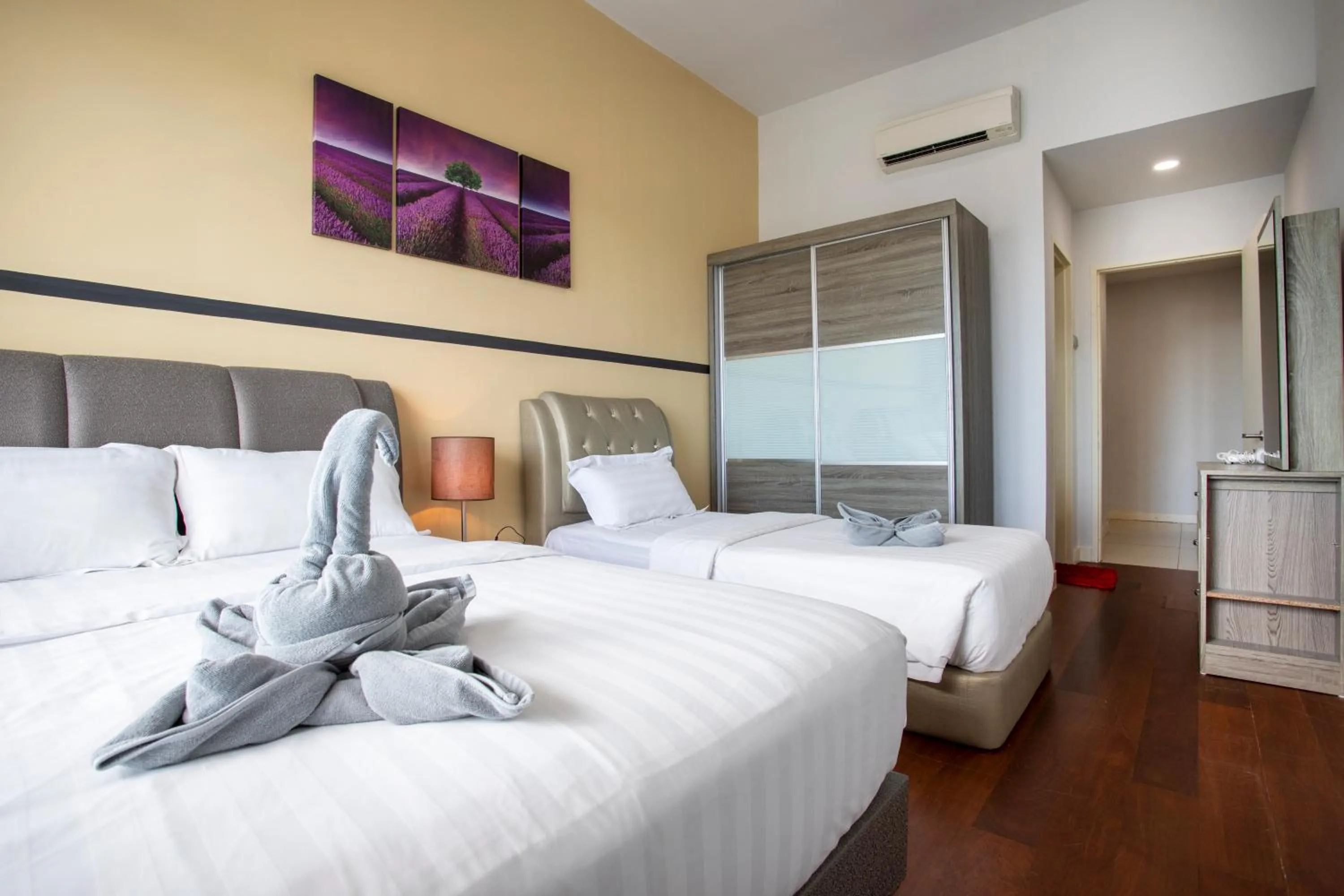 Bedroom, Bed in AJ Suites @ Loft Imago KK