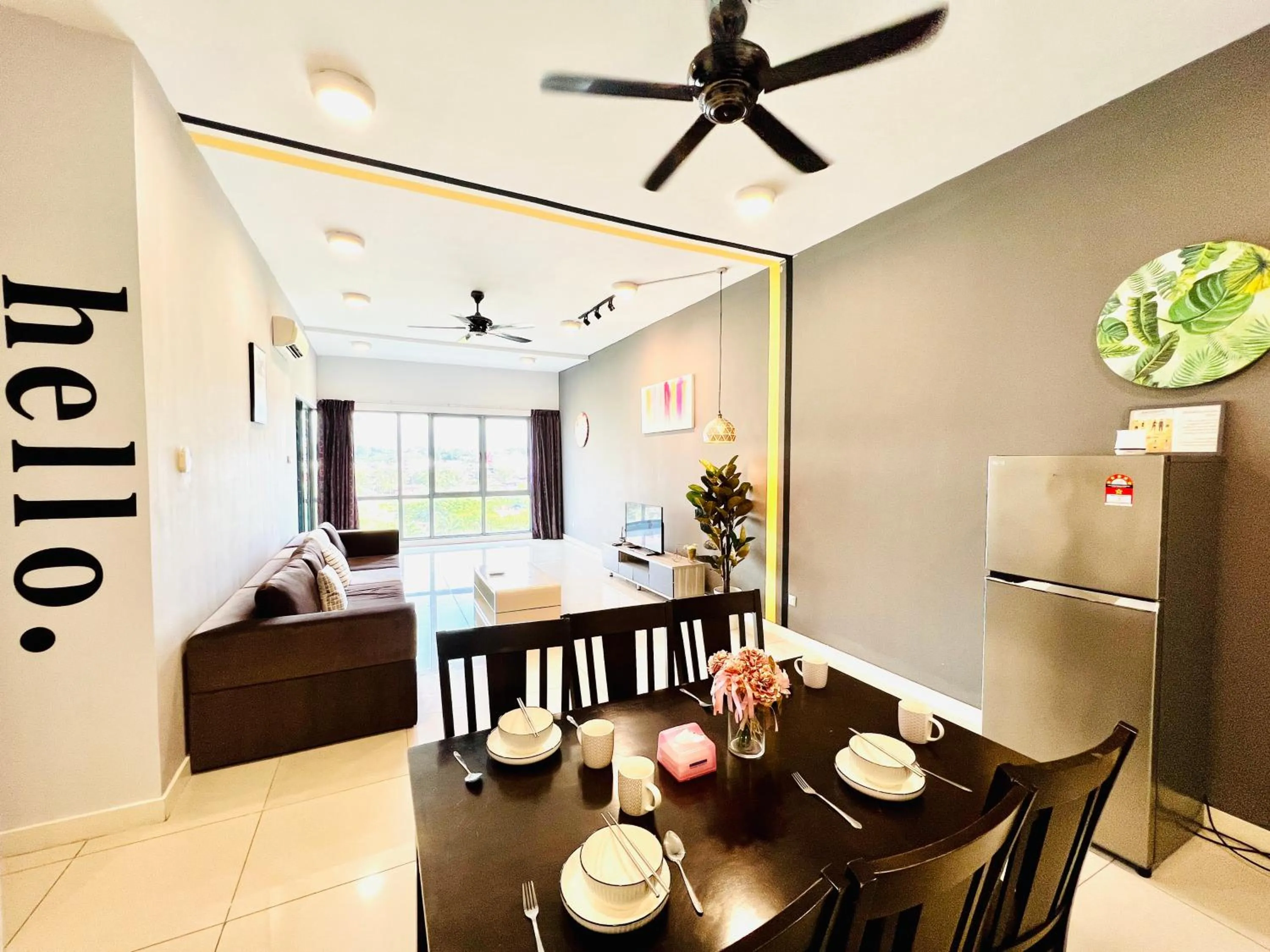 Living room in AJ Suites @ Loft Imago KK