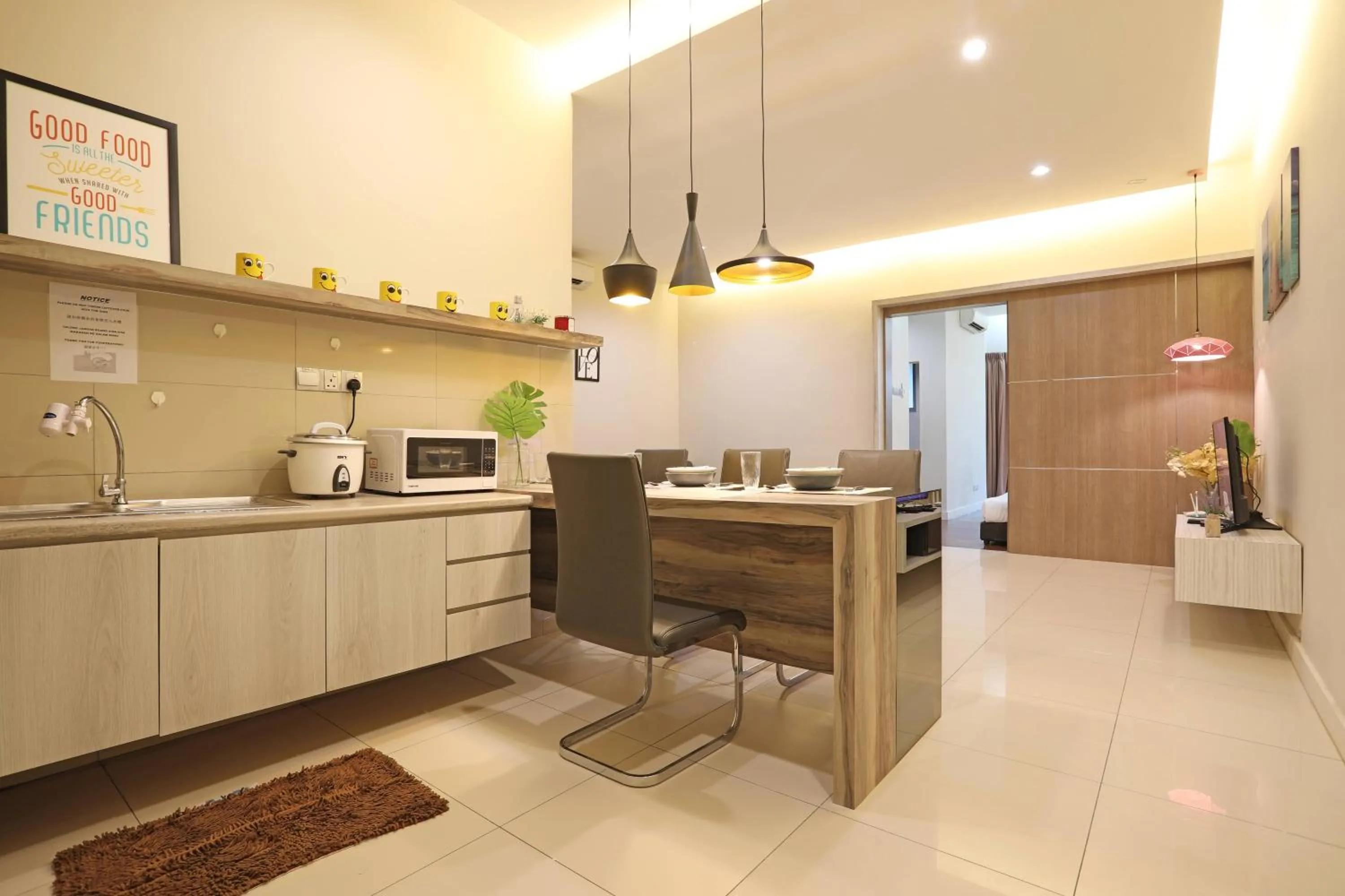 Living room in AJ Suites @ Loft Imago KK