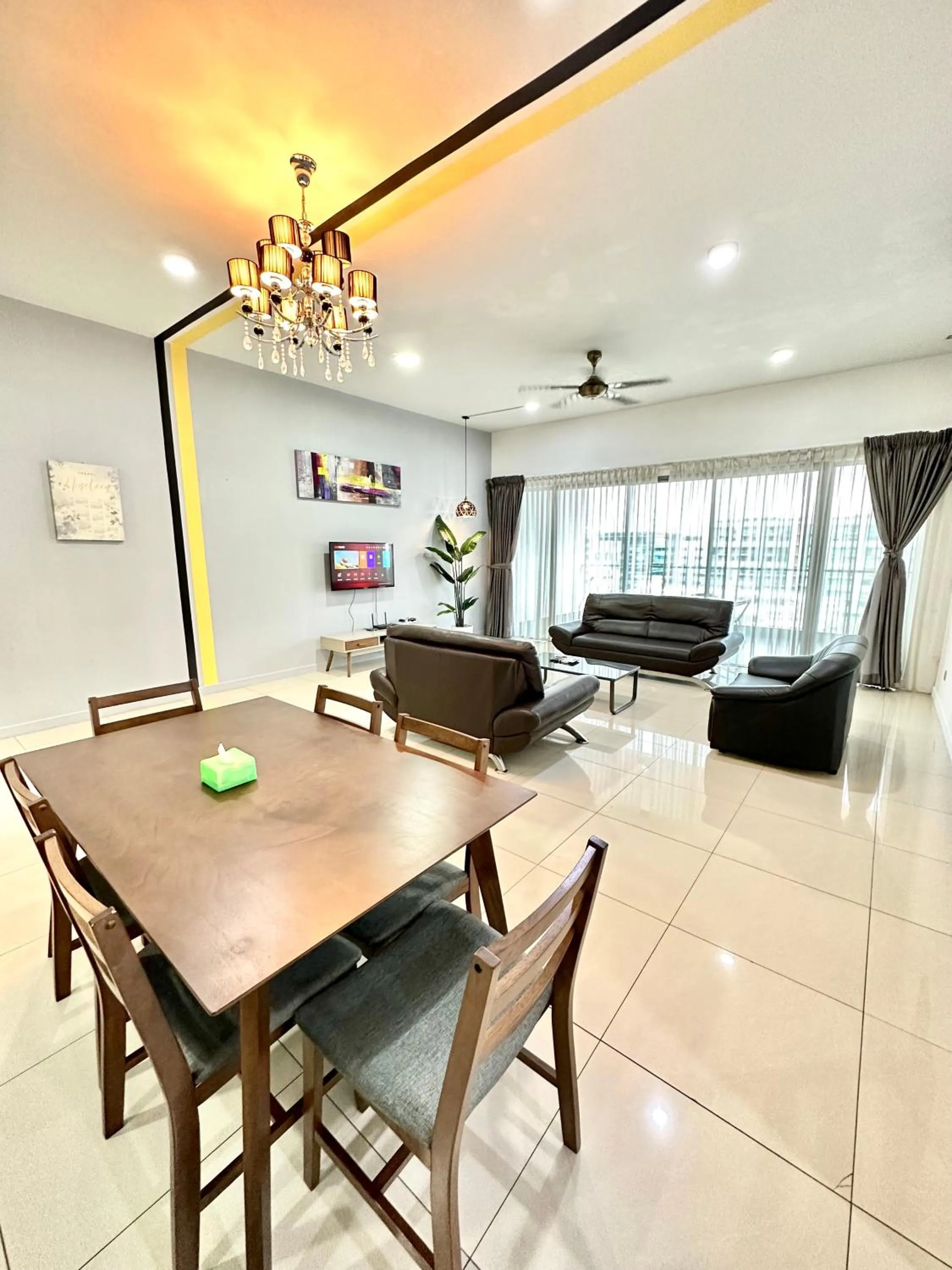 Living room in AJ Suites @ Loft Imago KK