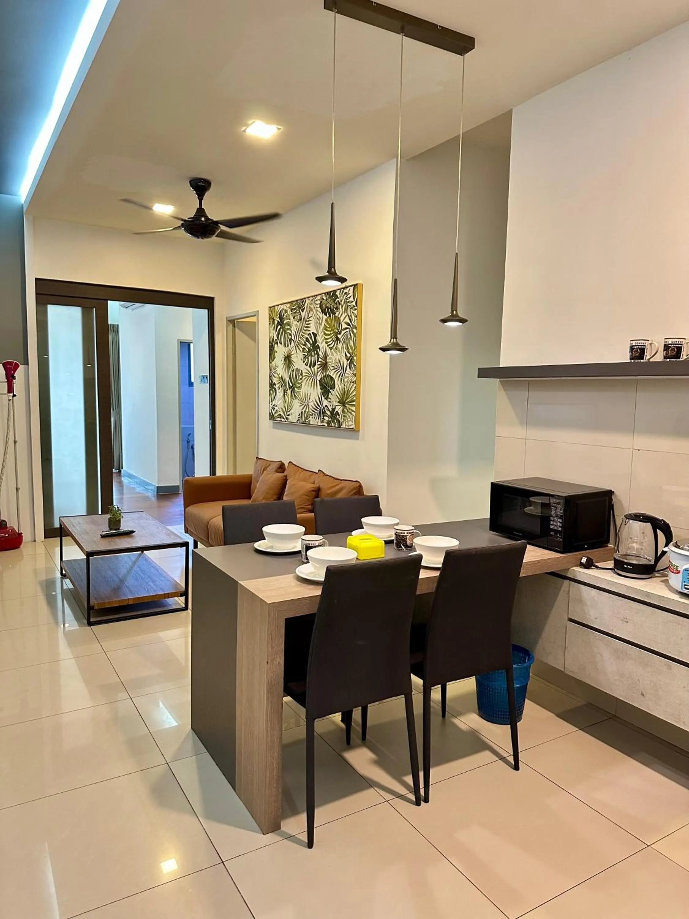 Kitchen or kitchenette in AJ Suites @ Loft Imago KK