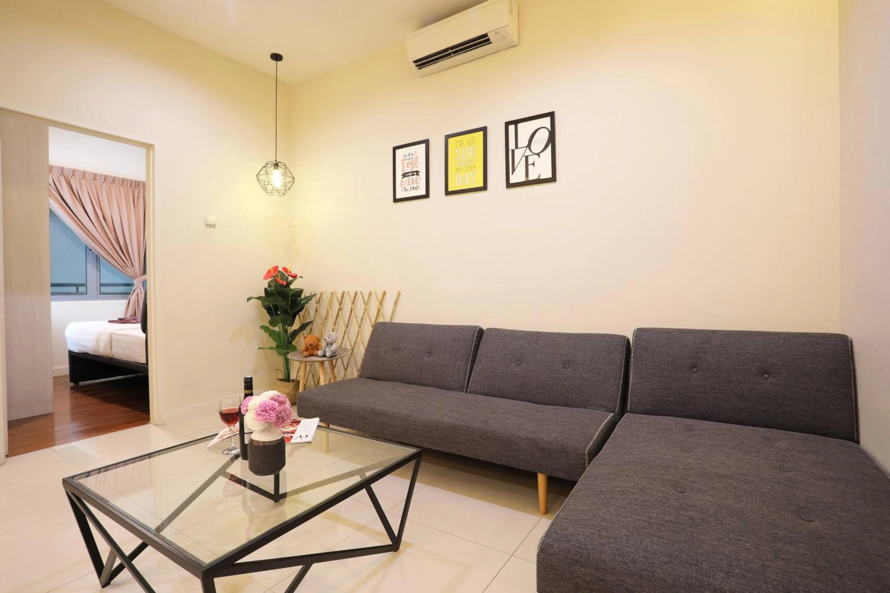 Living room in AJ Suites @ Loft Imago KK