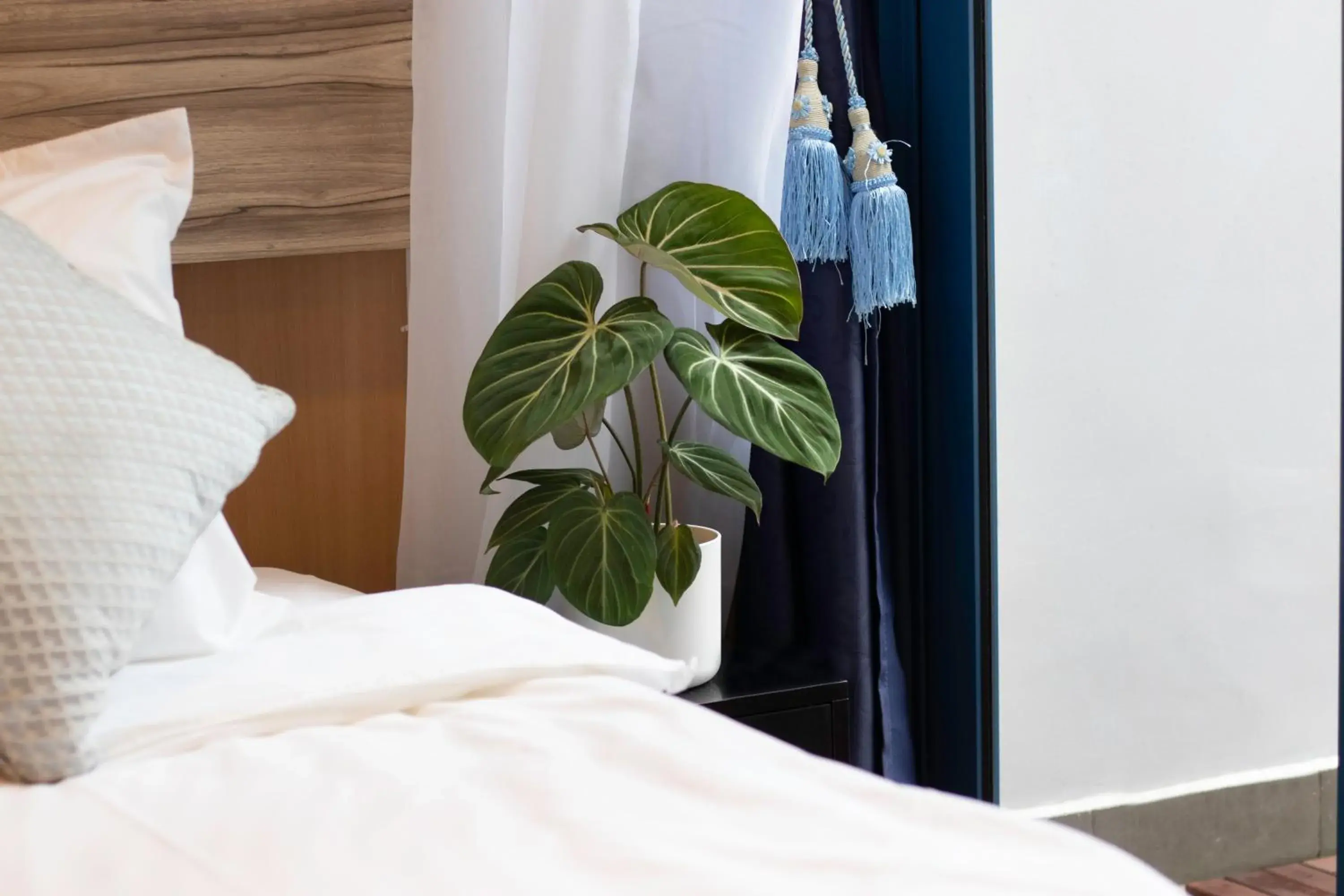 Decorative detail, Bed in Victoria Hotel a NuVe Group Collection Decorative detail, Bed in Victoria Hotel a NuVe Group Collection