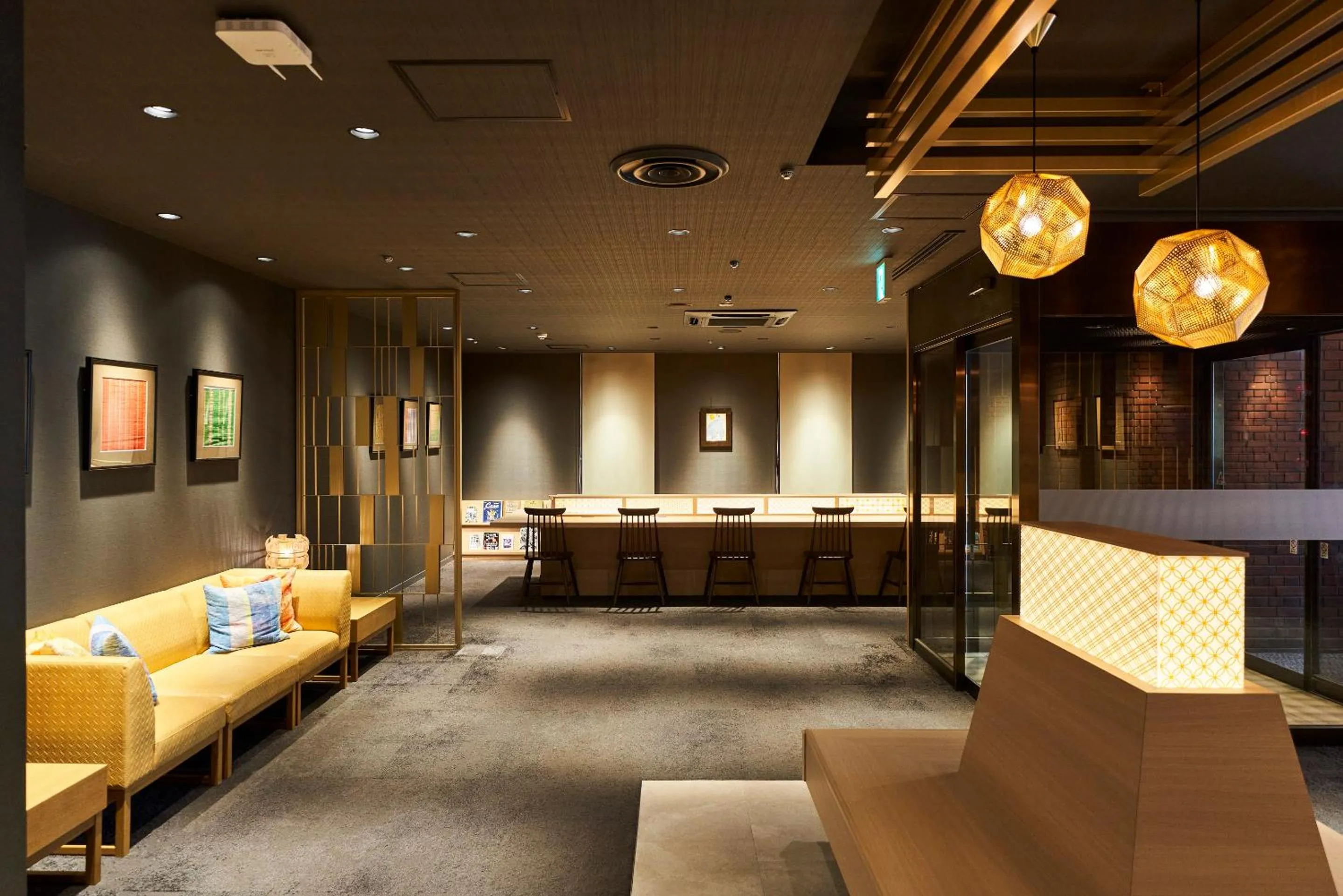 Communal lounge/ TV room in Hotel Global View Hachinohe