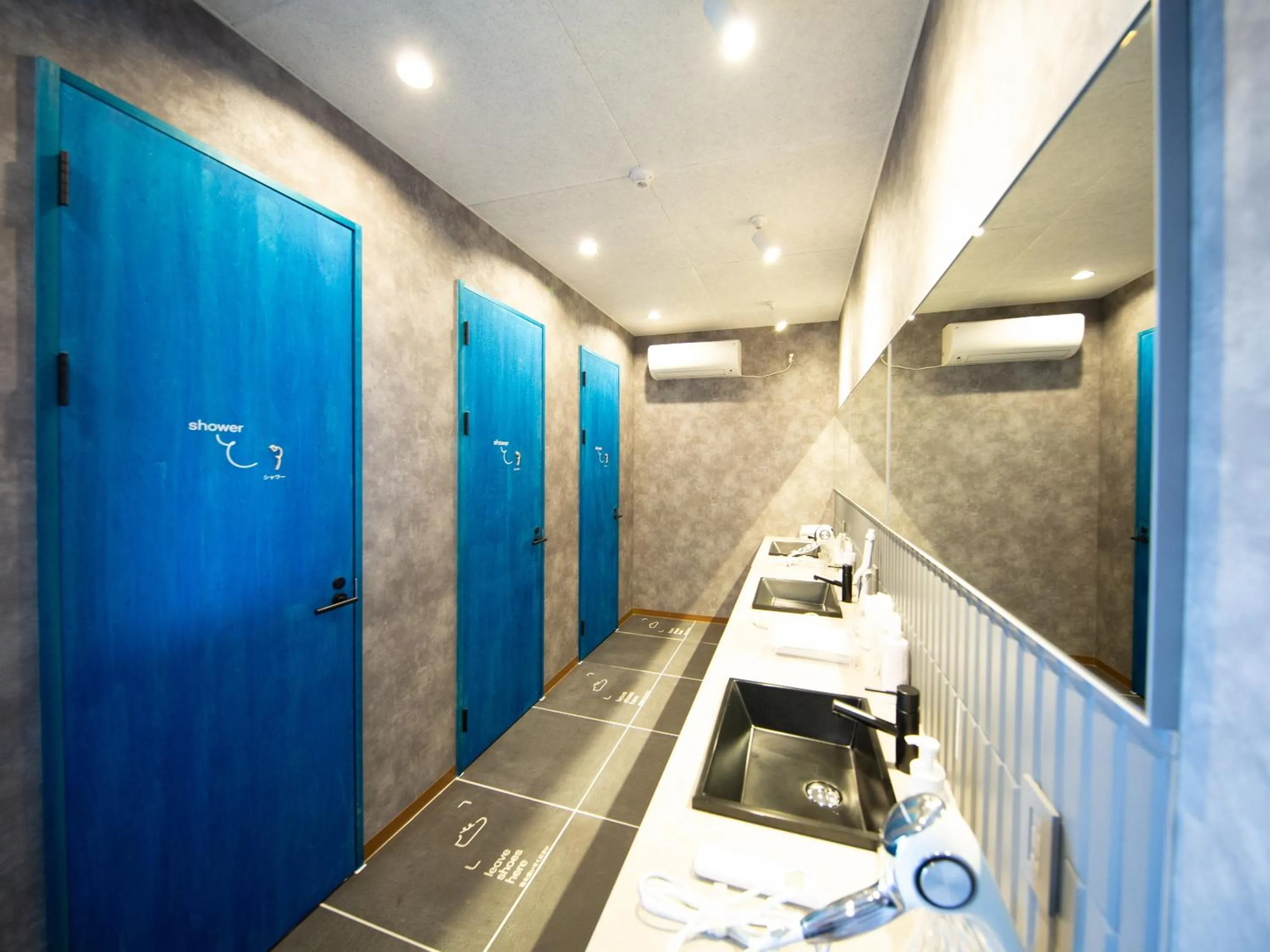 Bathroom in the circle apartment