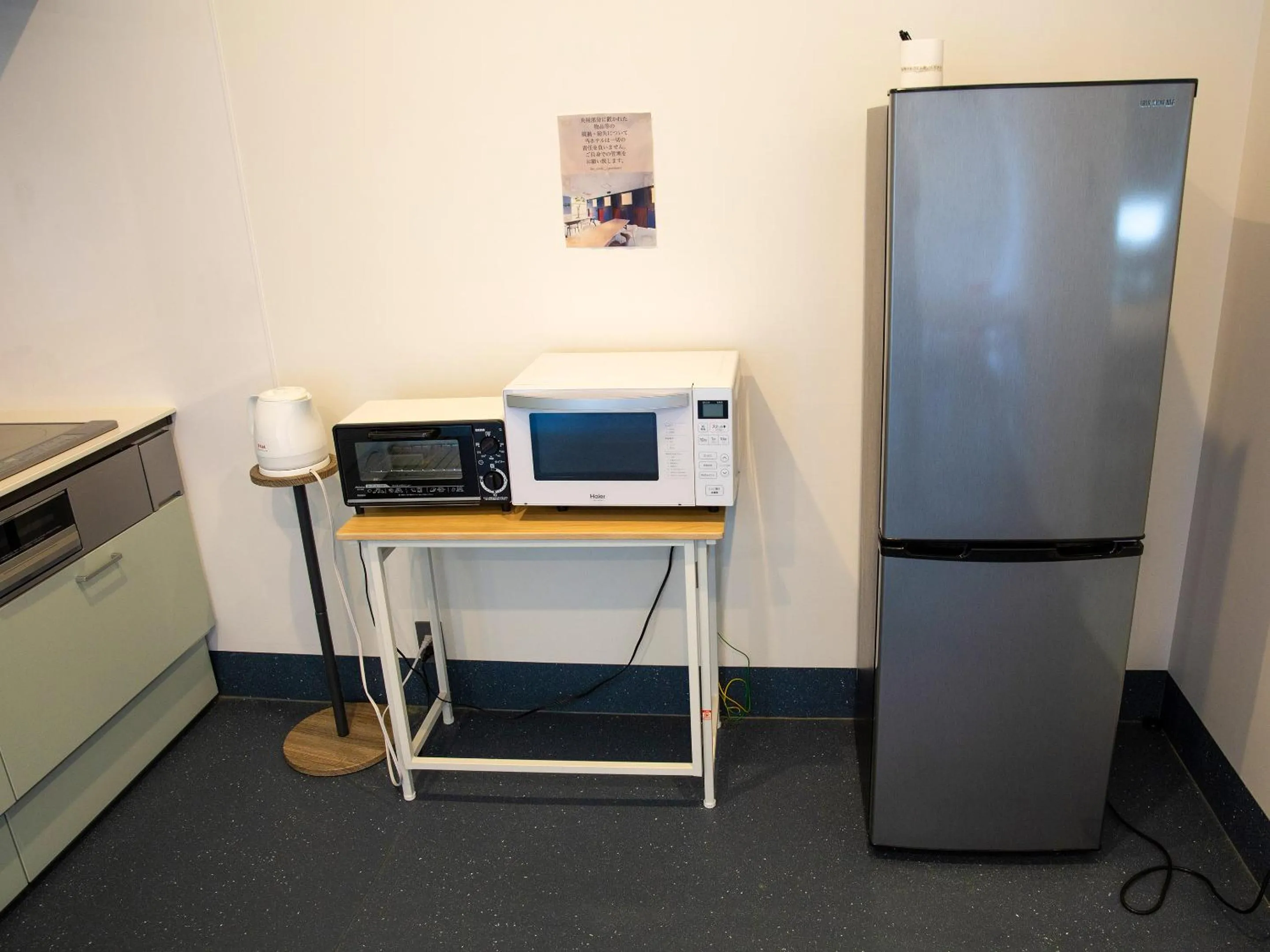 Communal kitchen in the circle apartment
