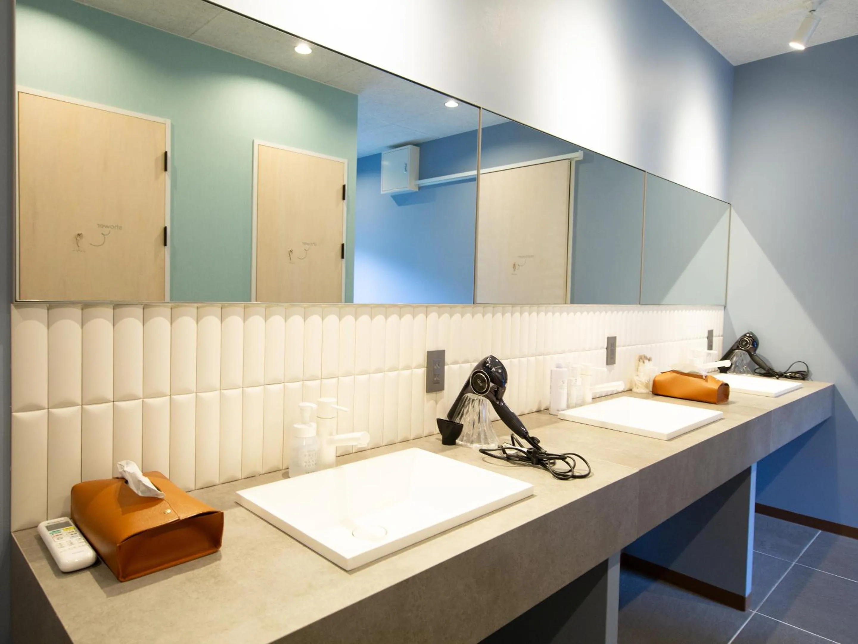 Bathroom in the circle apartment