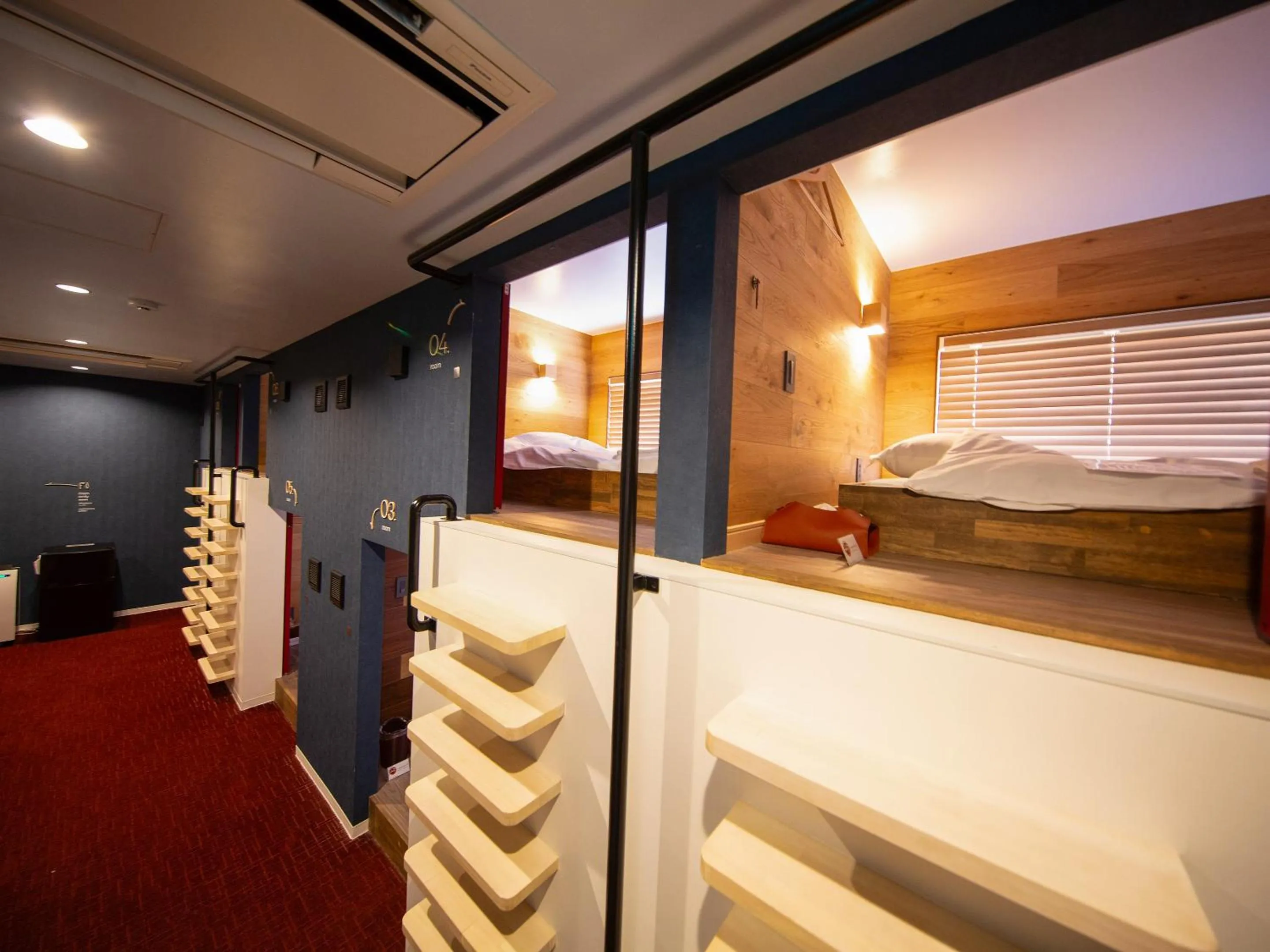 Photo of the whole room, Bed in the circle apartment