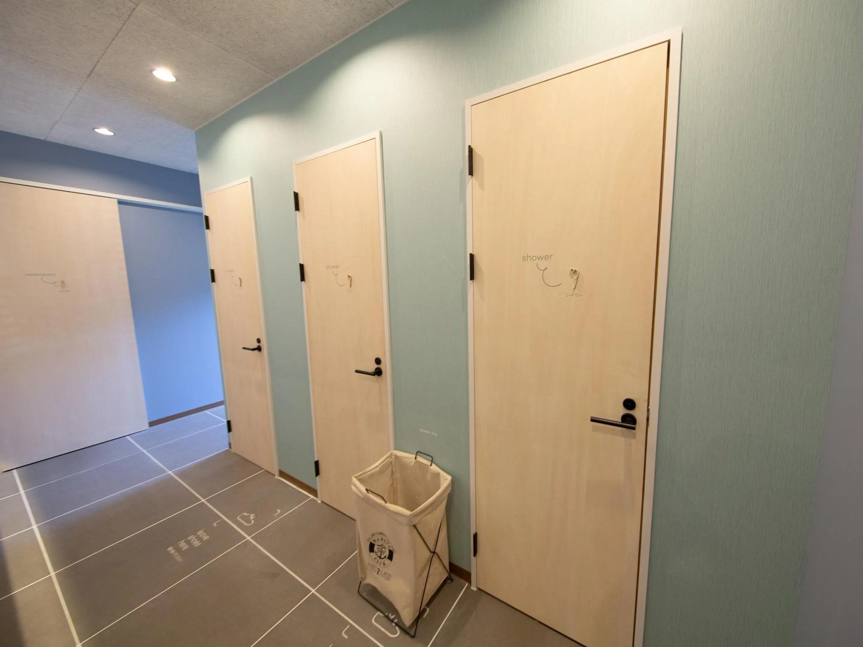 Bathroom in the circle apartment