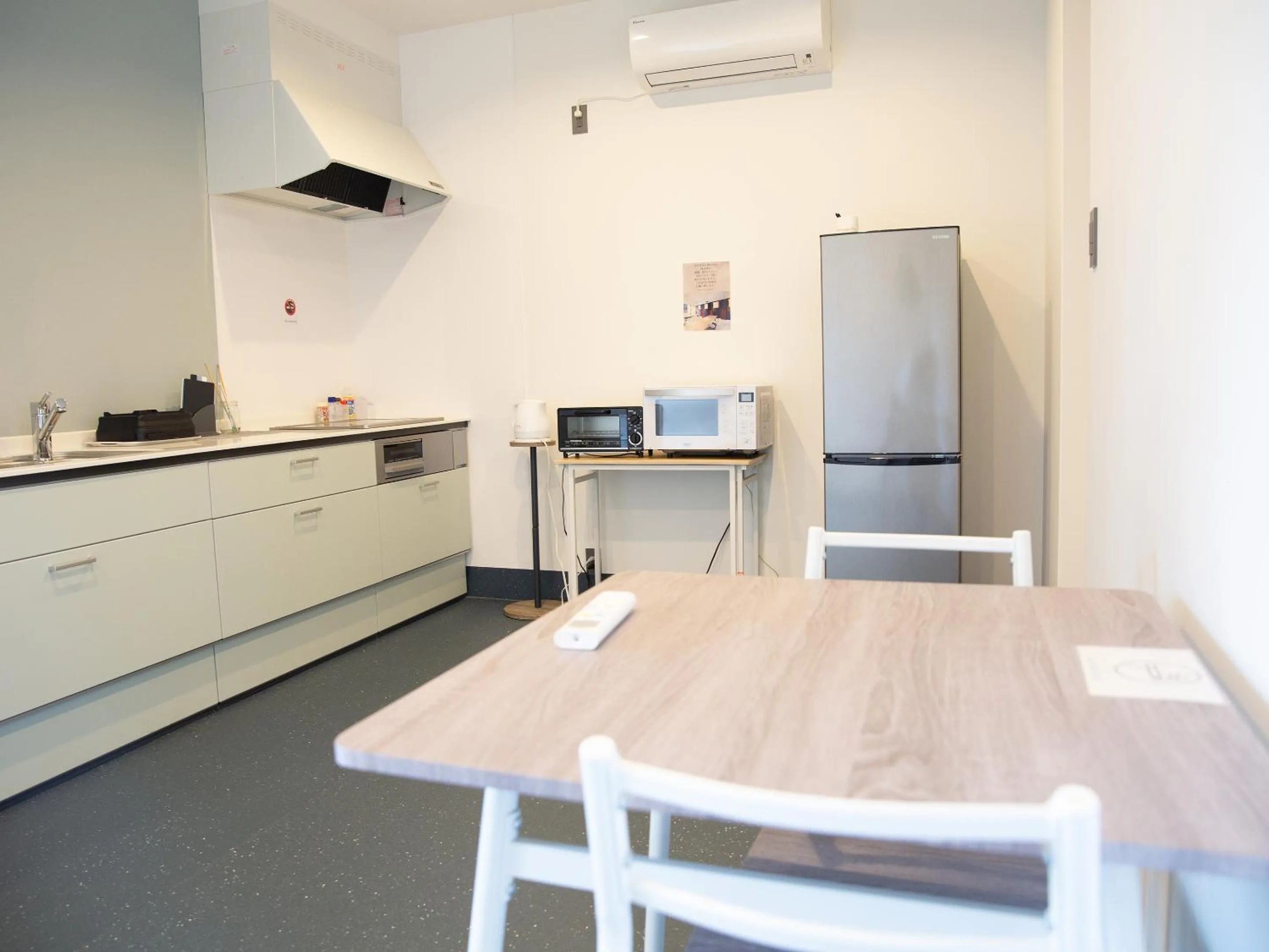 Communal kitchen in the circle apartment