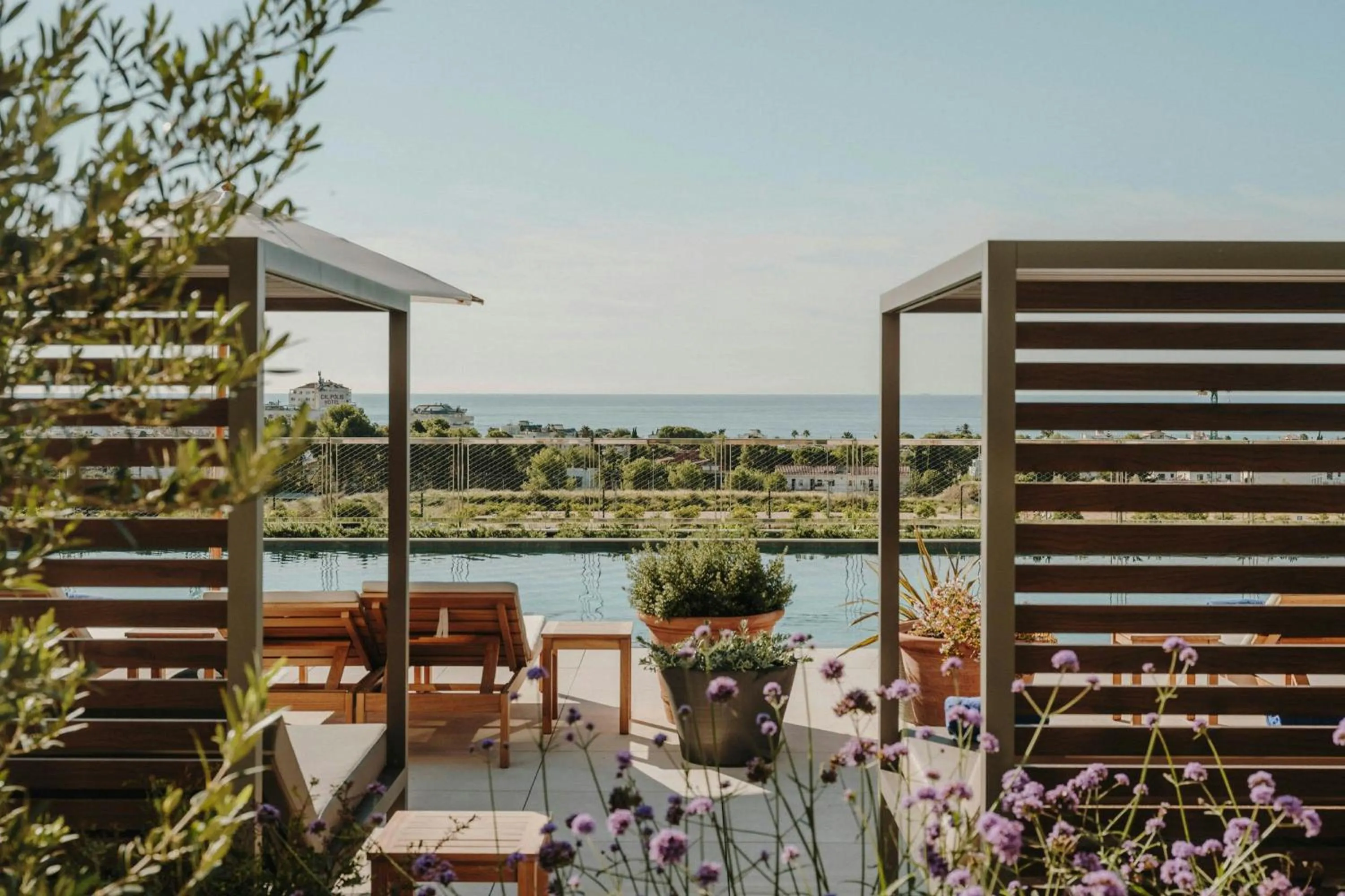 Swimming pool in Sabàtic Sitges Hotel, Autograph Collection