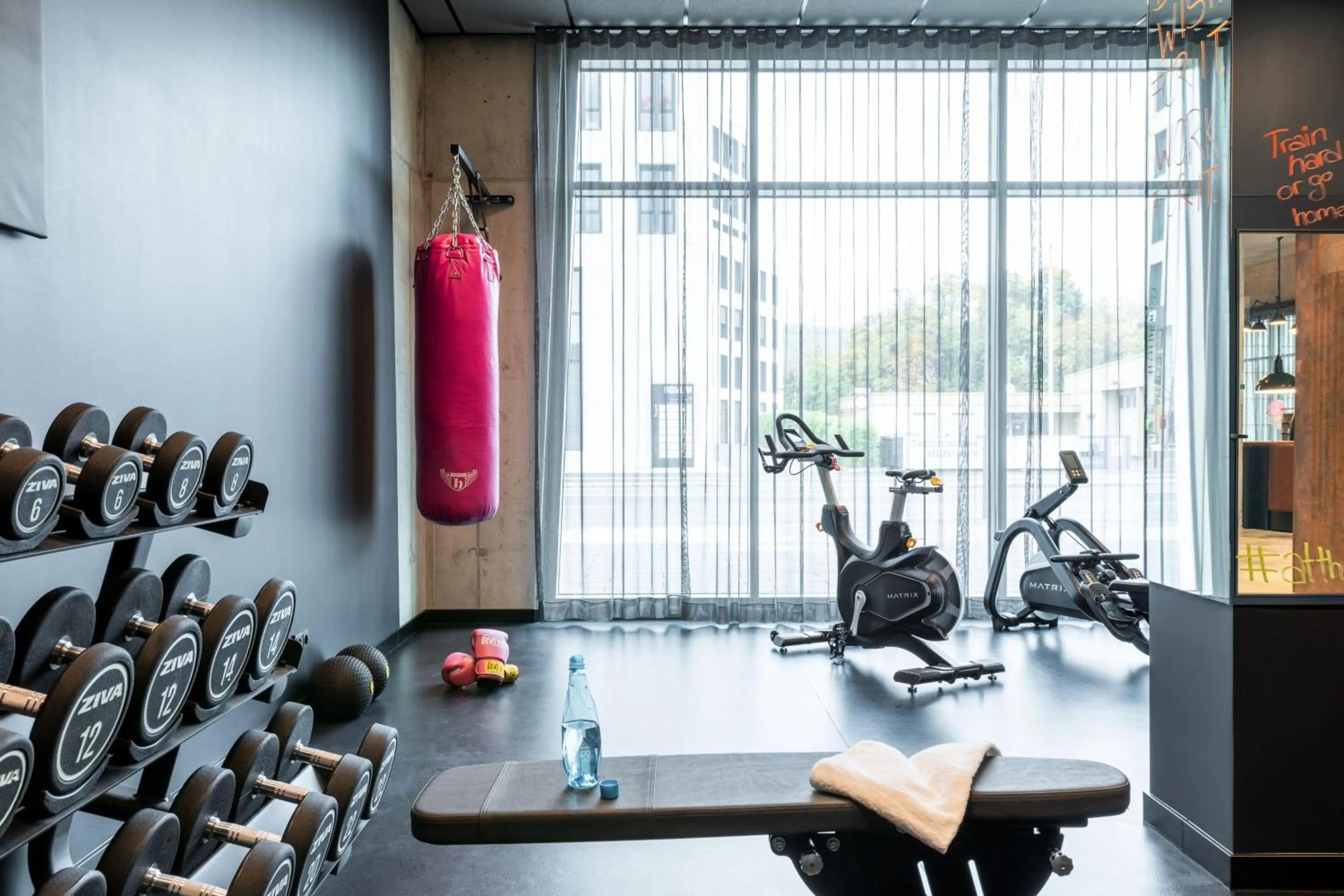 Fitness centre/facilities in Moxy Wuerzburg