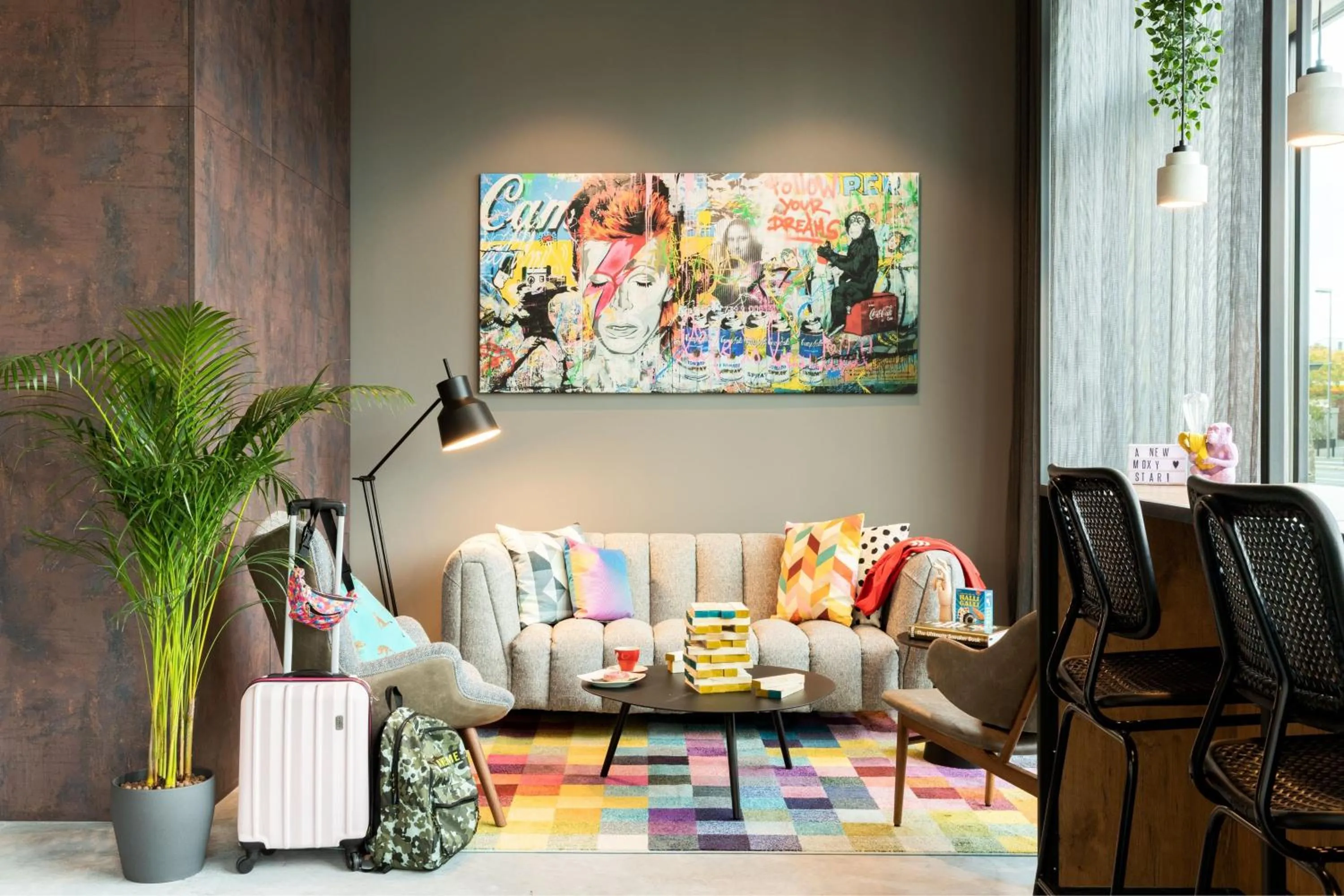 Lobby or reception in Moxy Wuerzburg