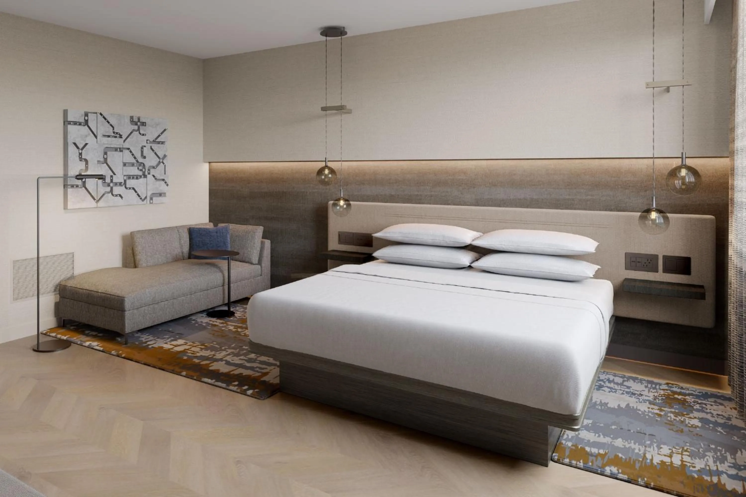 Photo of the whole room, Bed in Washington Marriott Capitol Hill