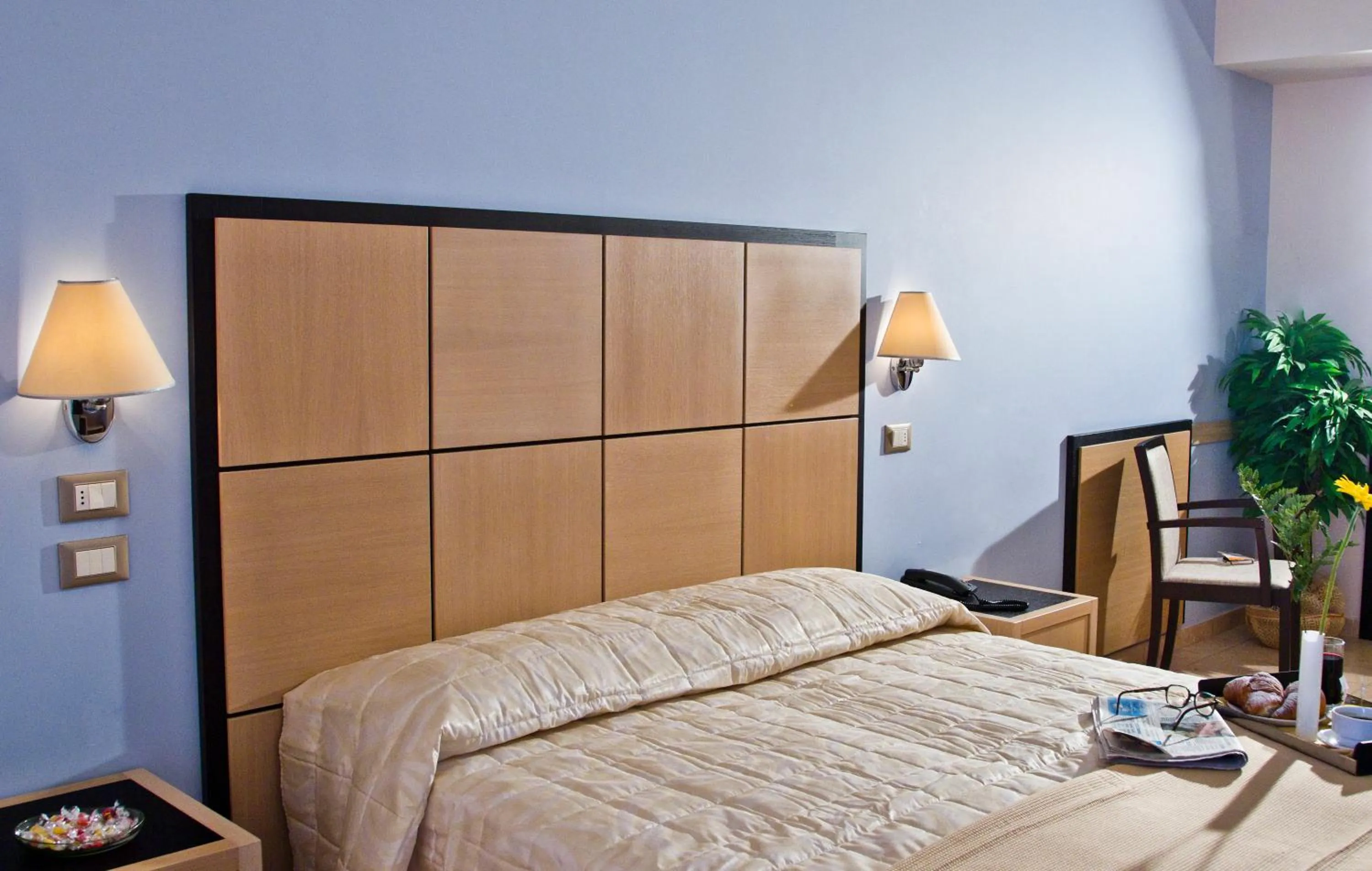 Bedroom, Bed in Forte Hotel