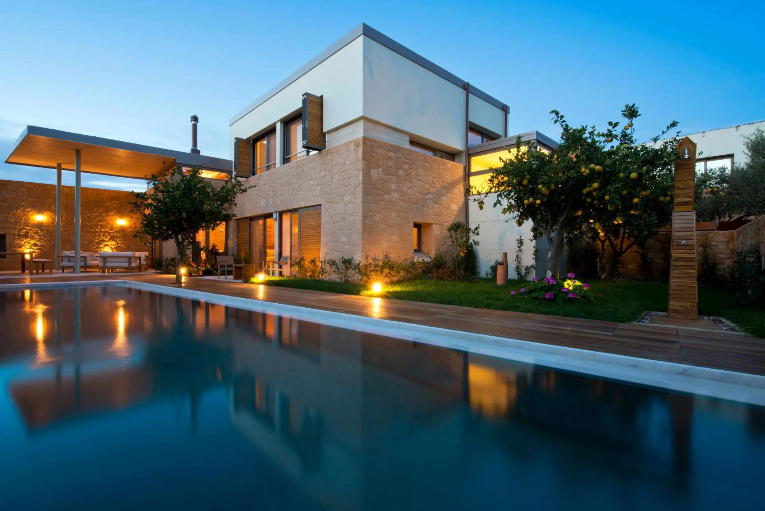 Facade/entrance in Conte Marino Villas