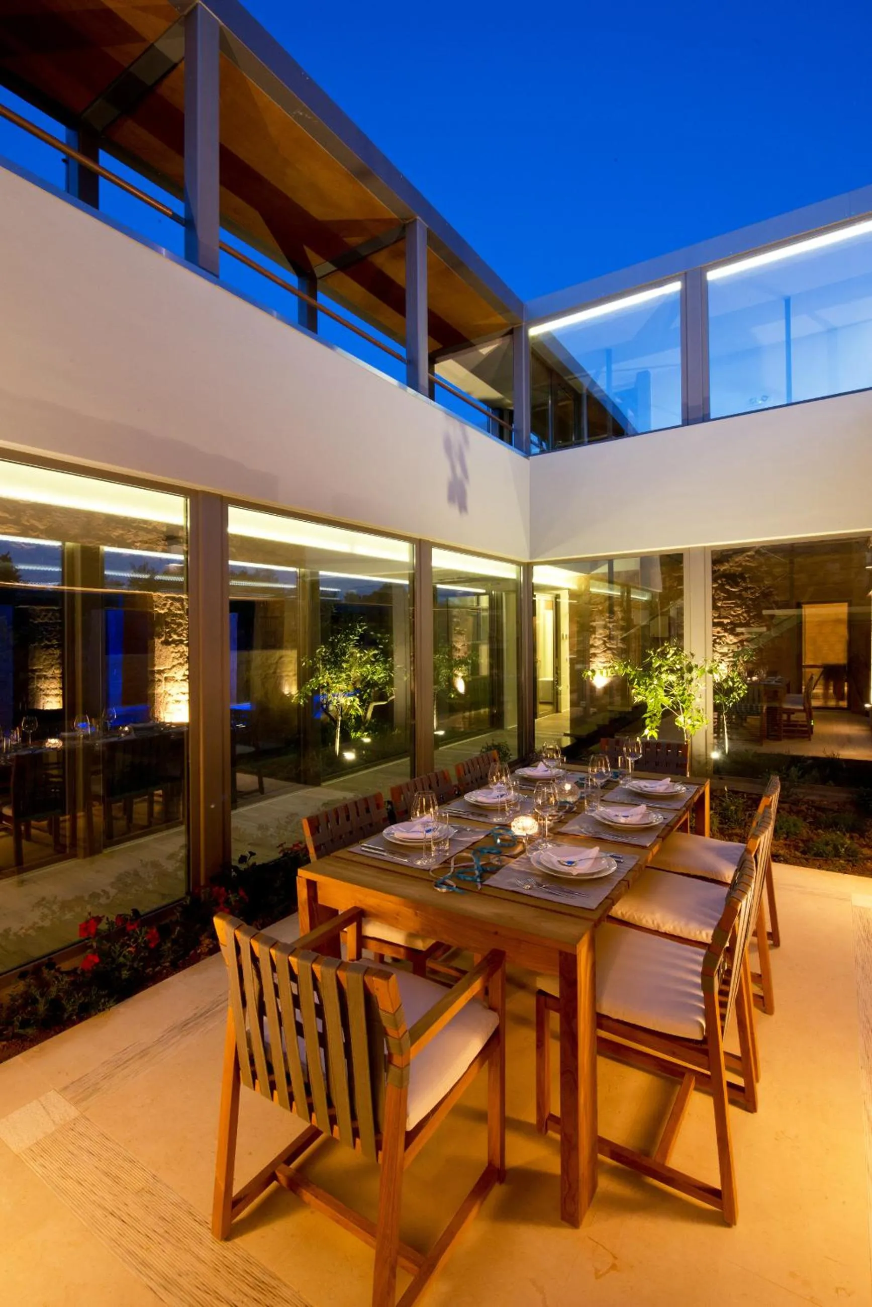 Dining area in Conte Marino Villas