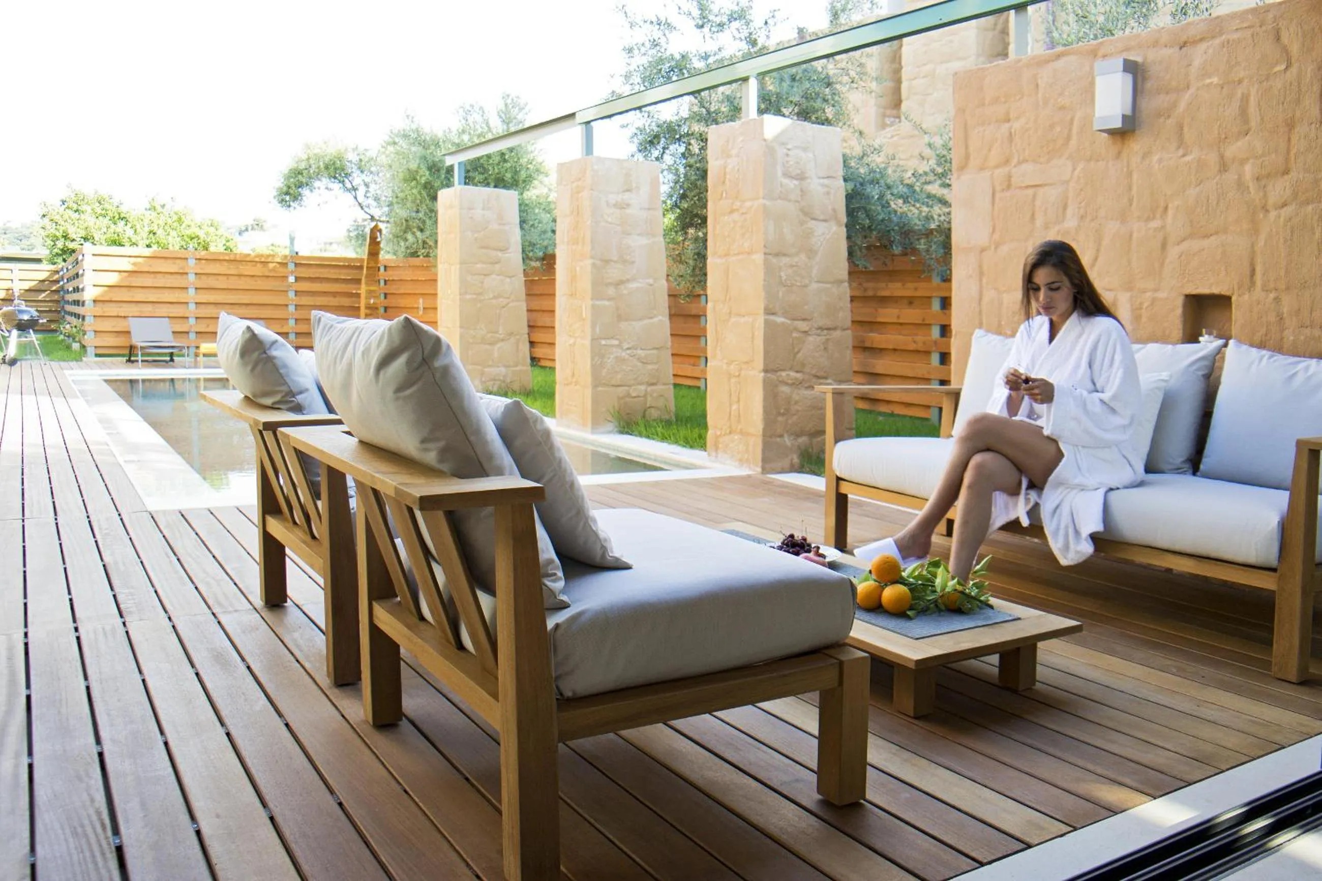 Seating area in Conte Marino Villas